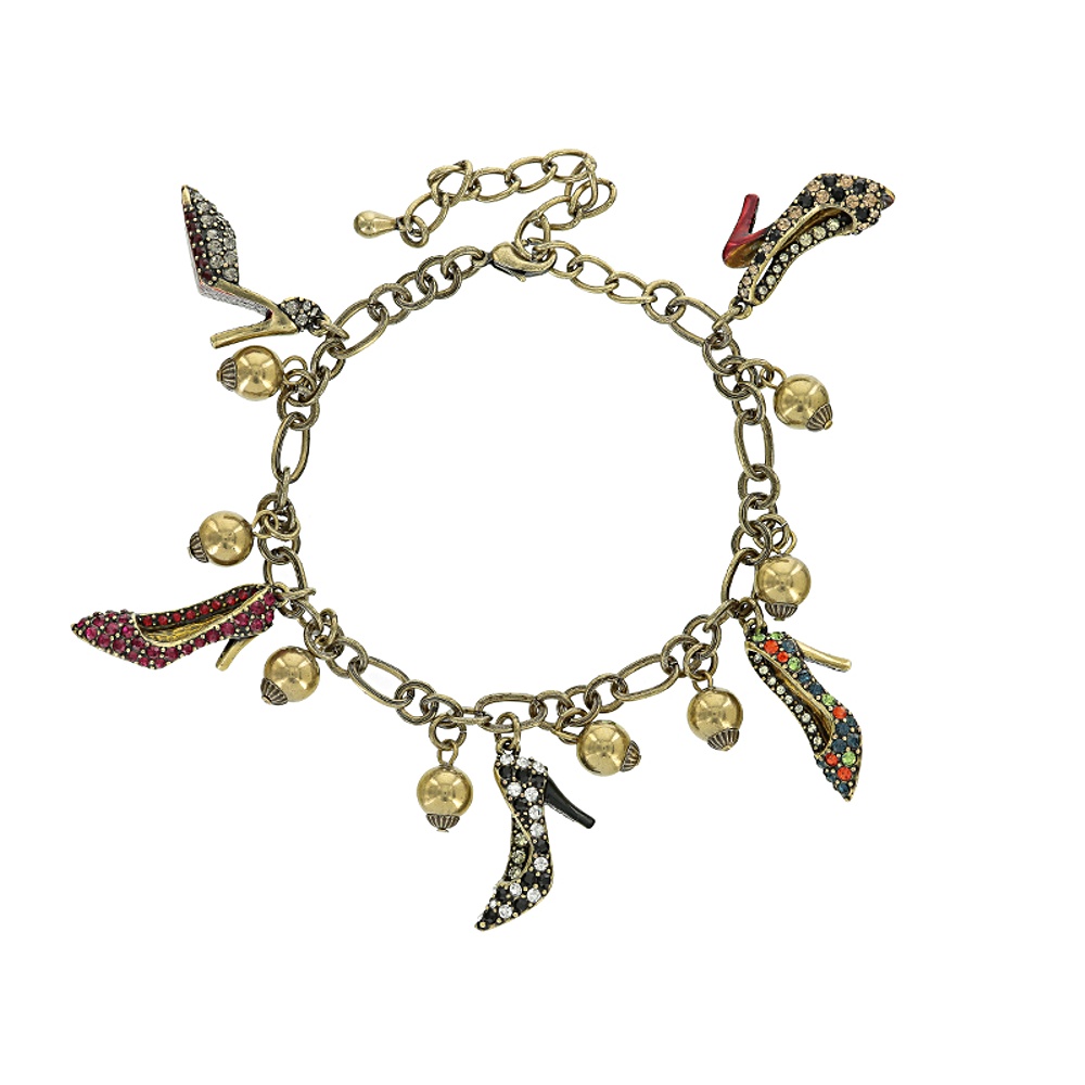 Costume Crystal Charm Bracelet