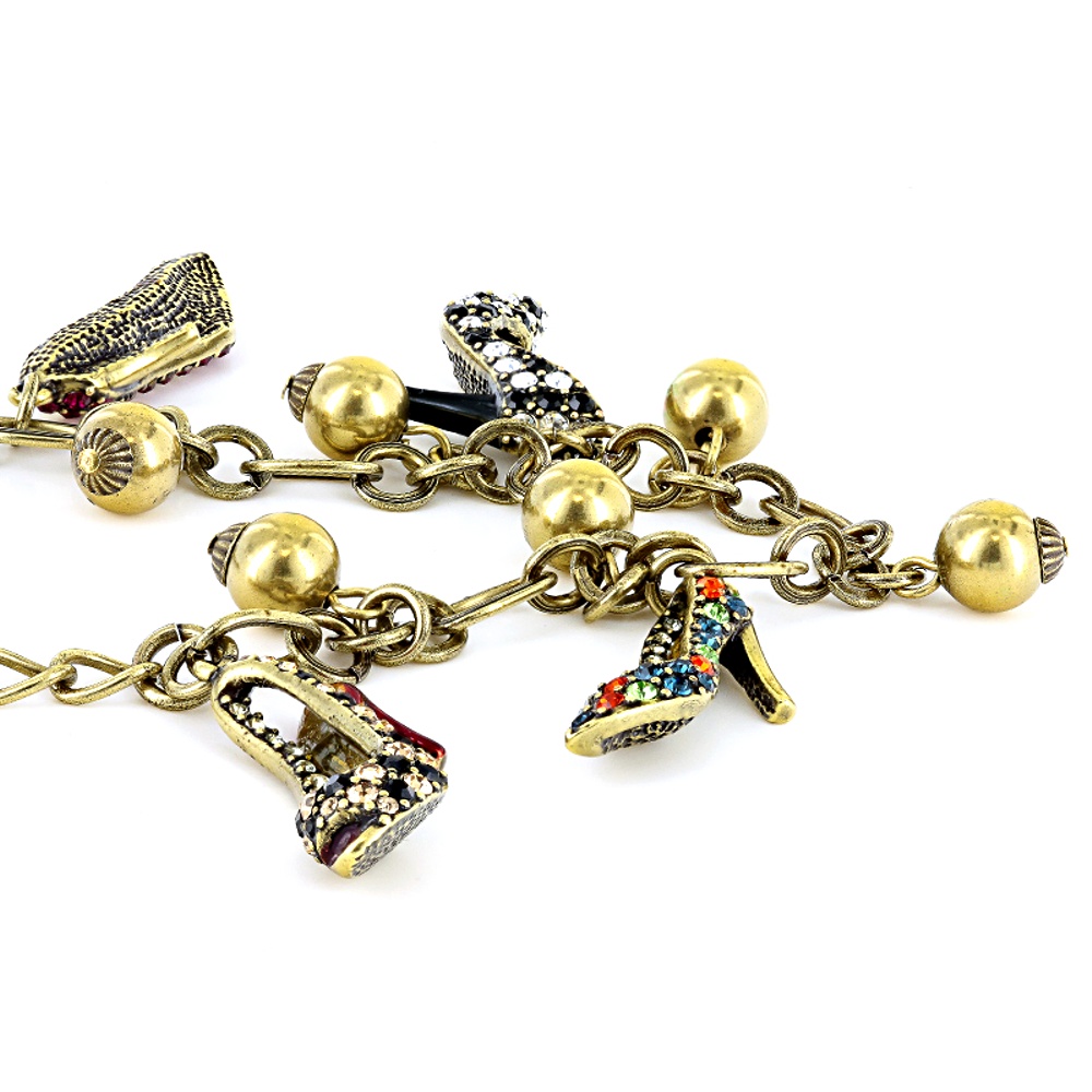 Costume Crystal Charm Bracelet