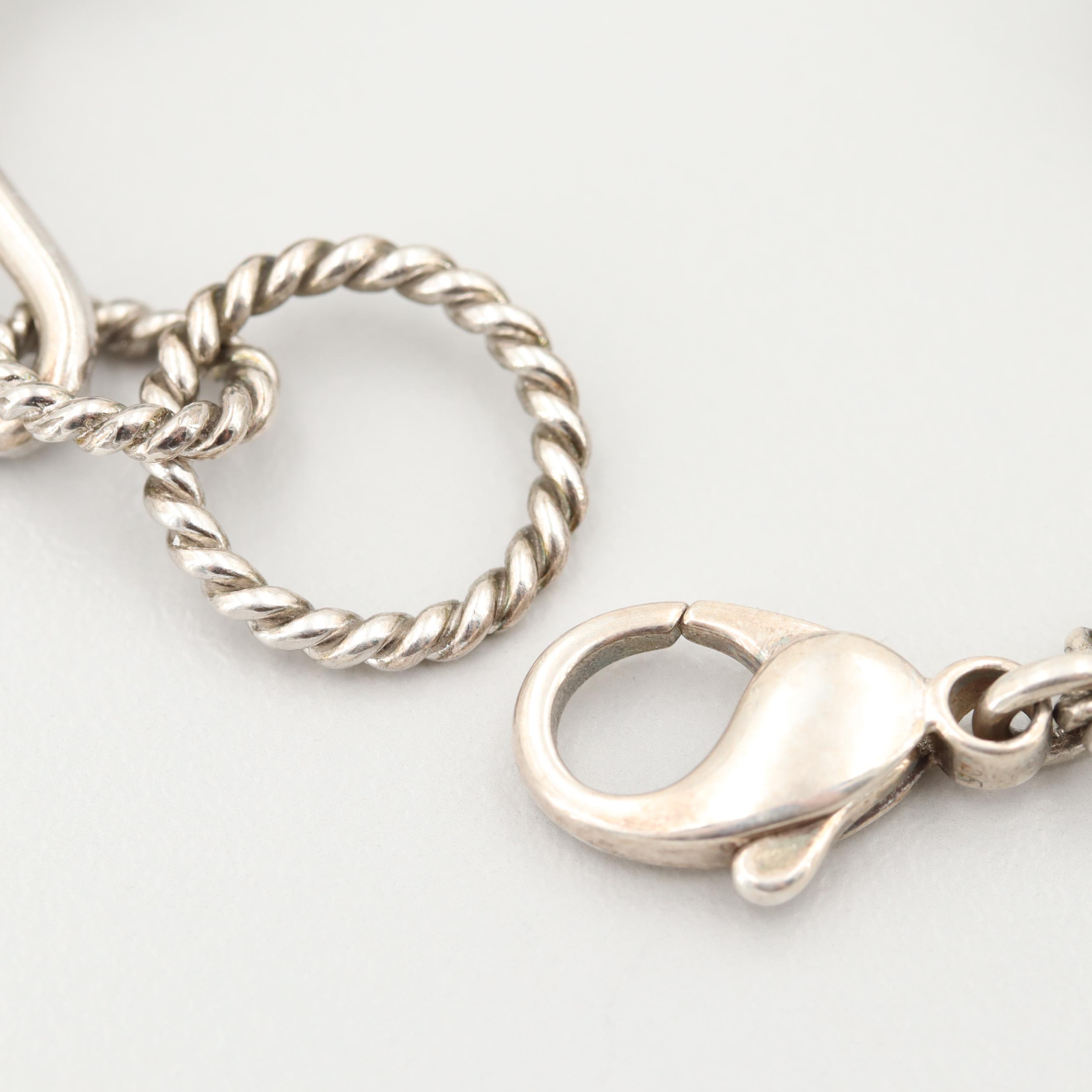 Sterling Silver Cultured Pearl Bracelet