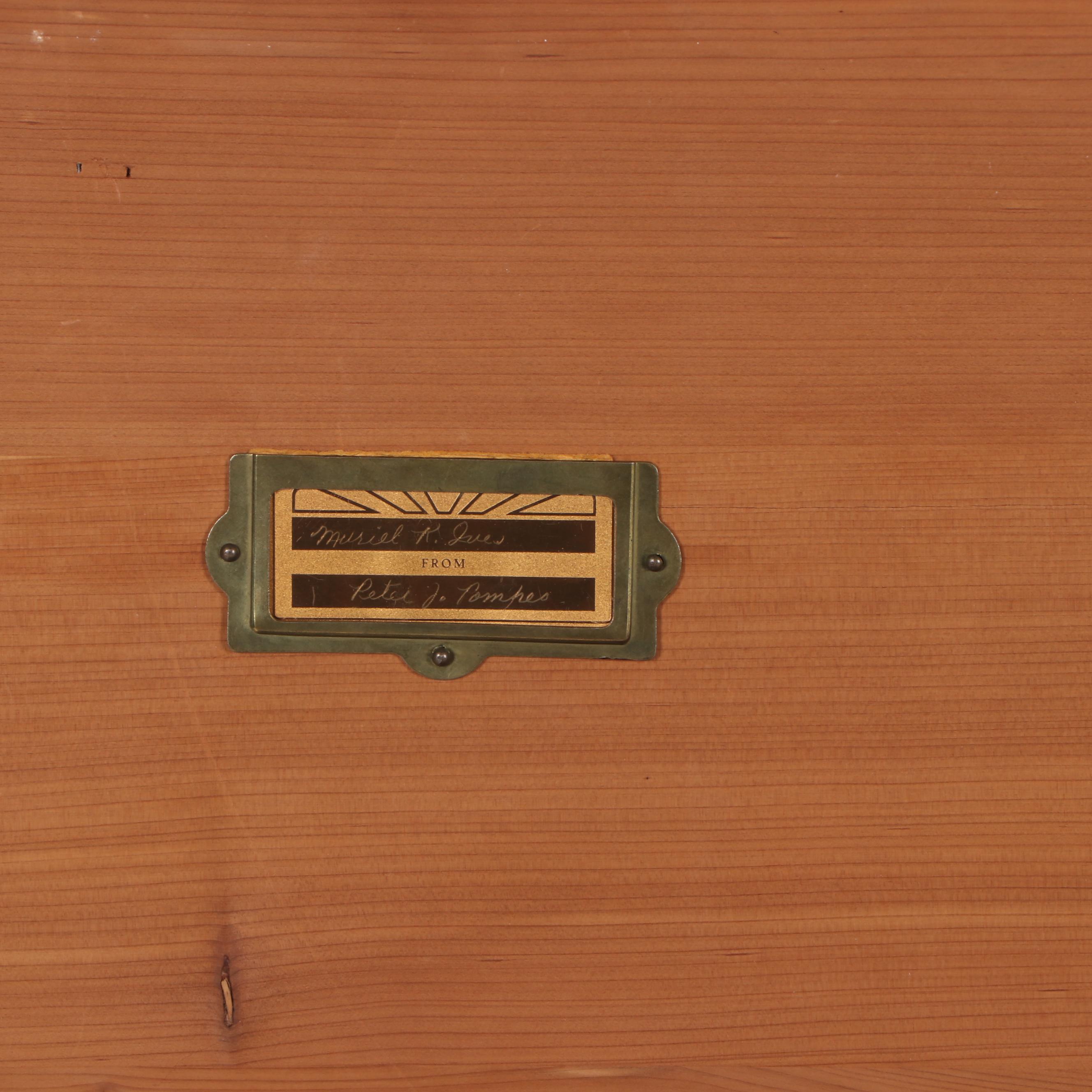 Tennessee Furniture "Cavalier" Cedar Chest, Early 20th Century