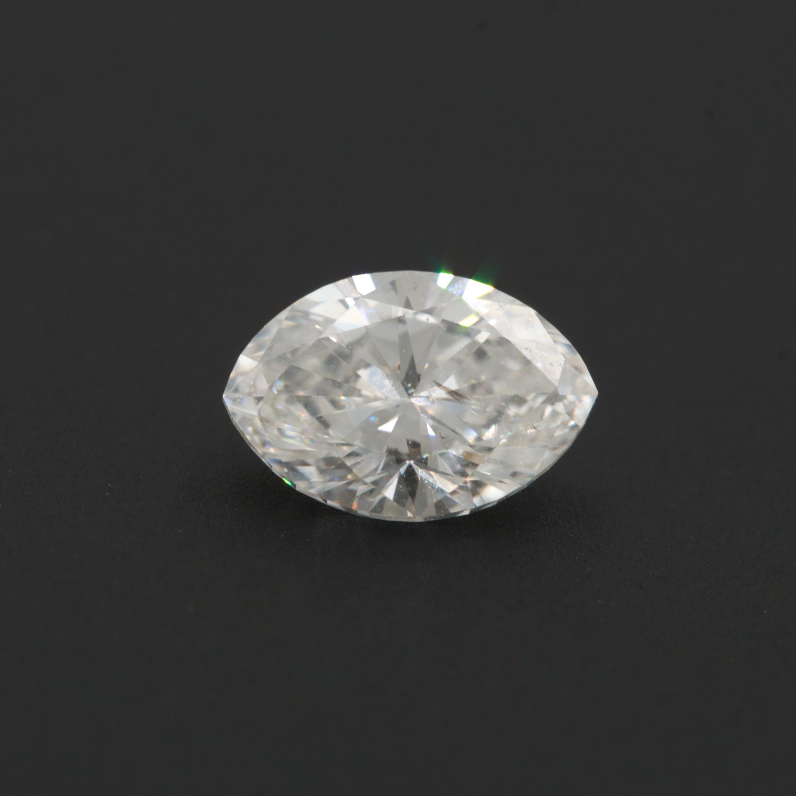 Loose 1.02 CT Marquise Faceted Diamond