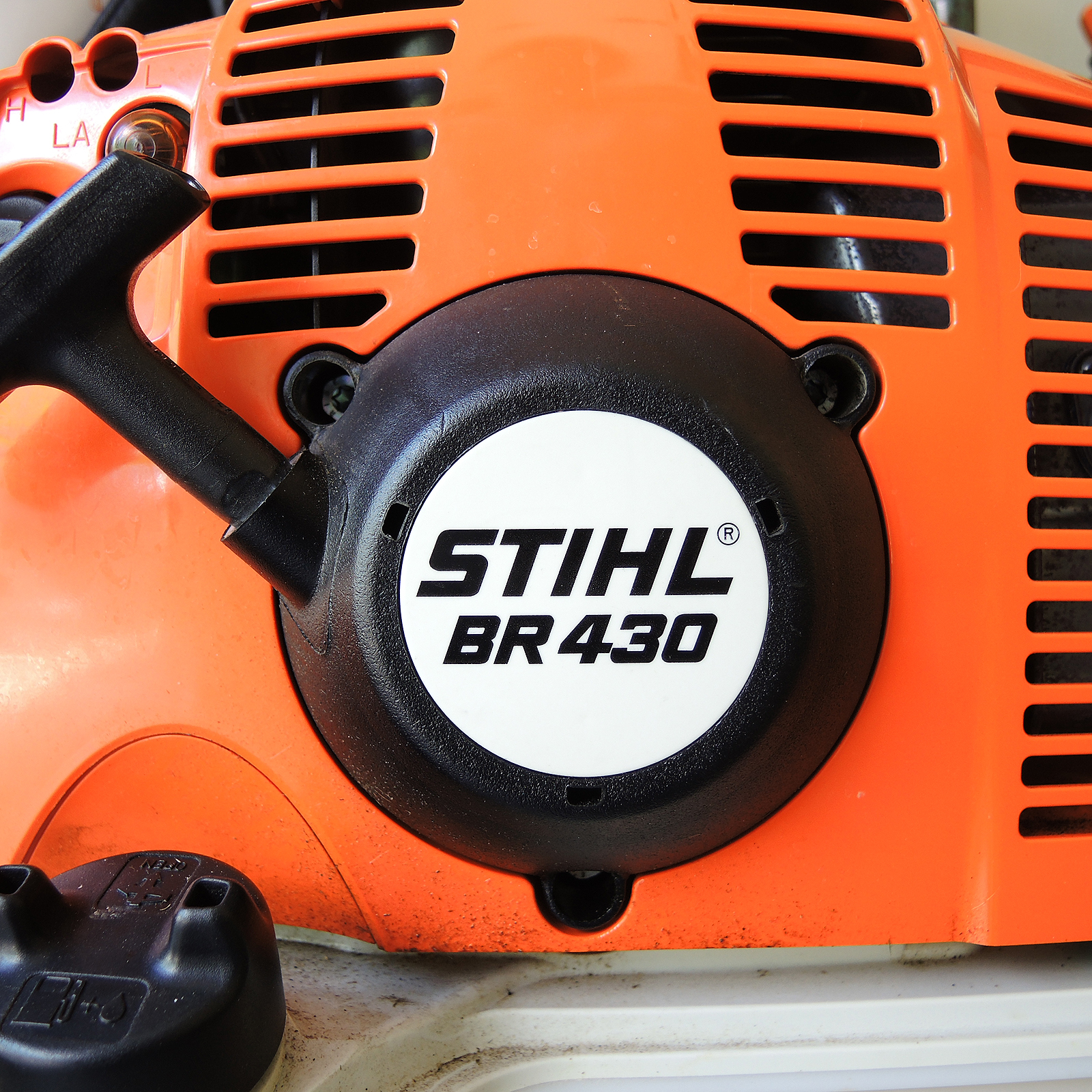 Stihl BR430 Backpack Blower with Utility Dolly
