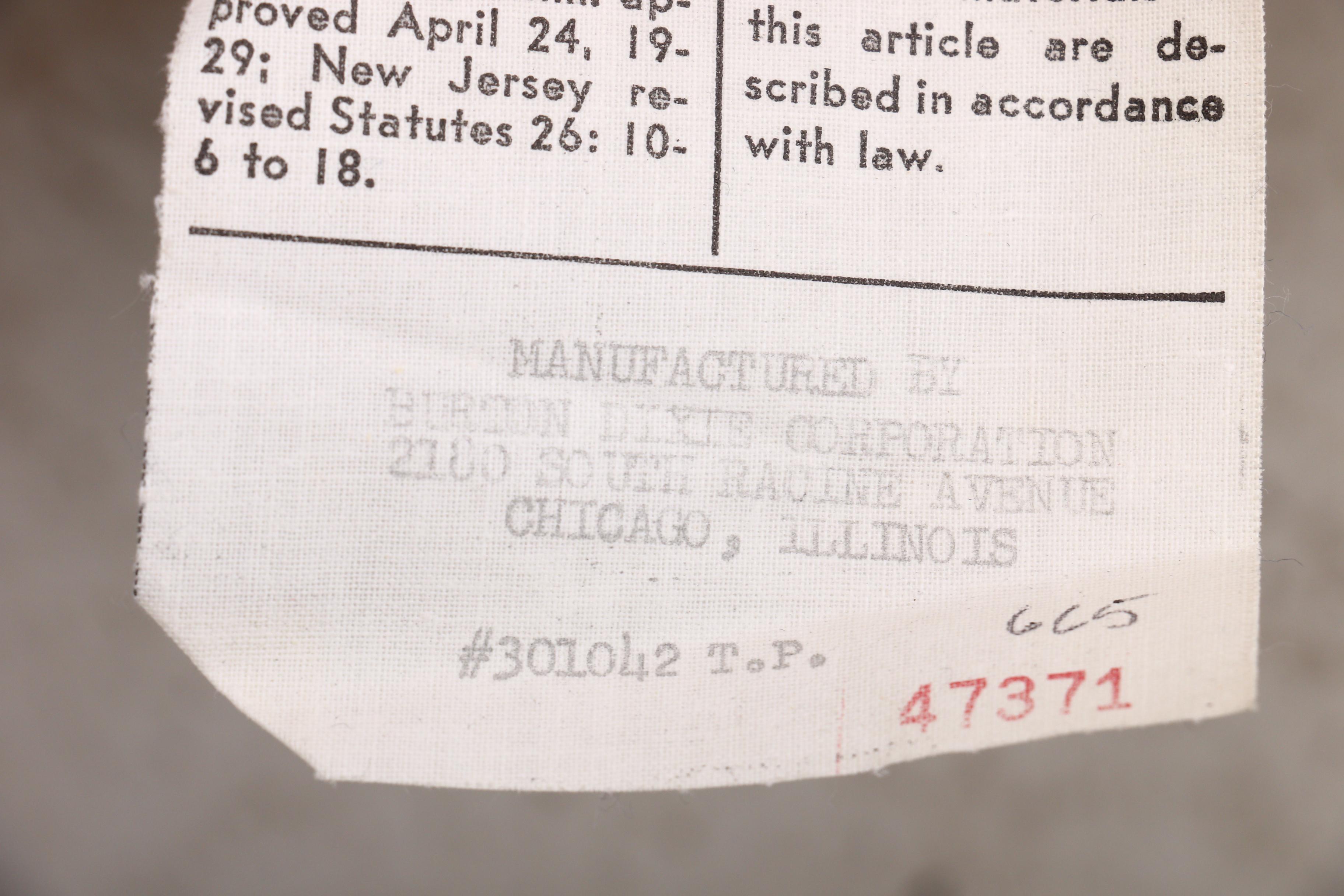 Mid Century Modern Burton Dixie Walnut Frame Faux Leather Sofa