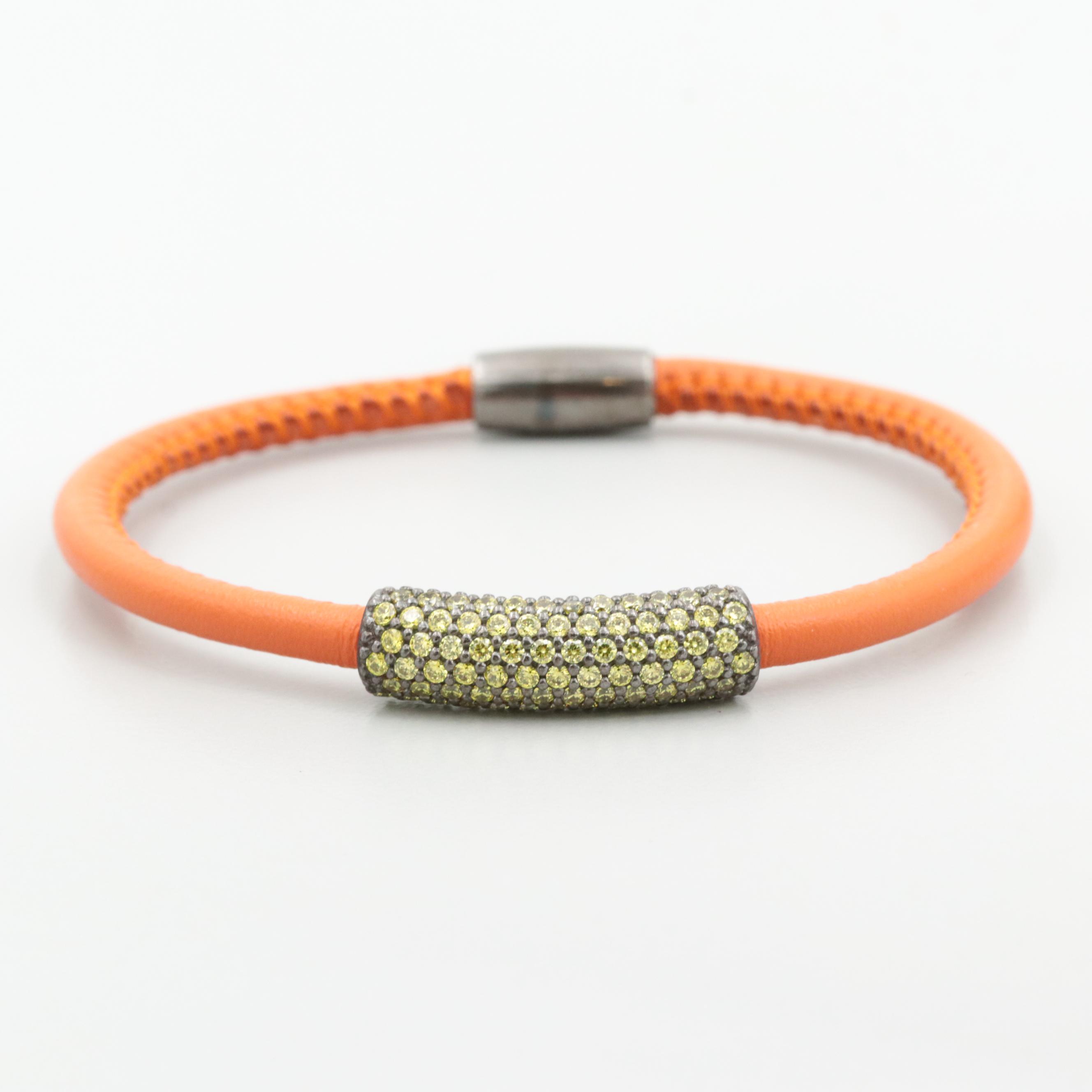 Sterling Silver Cubic Zirconia Bracelet