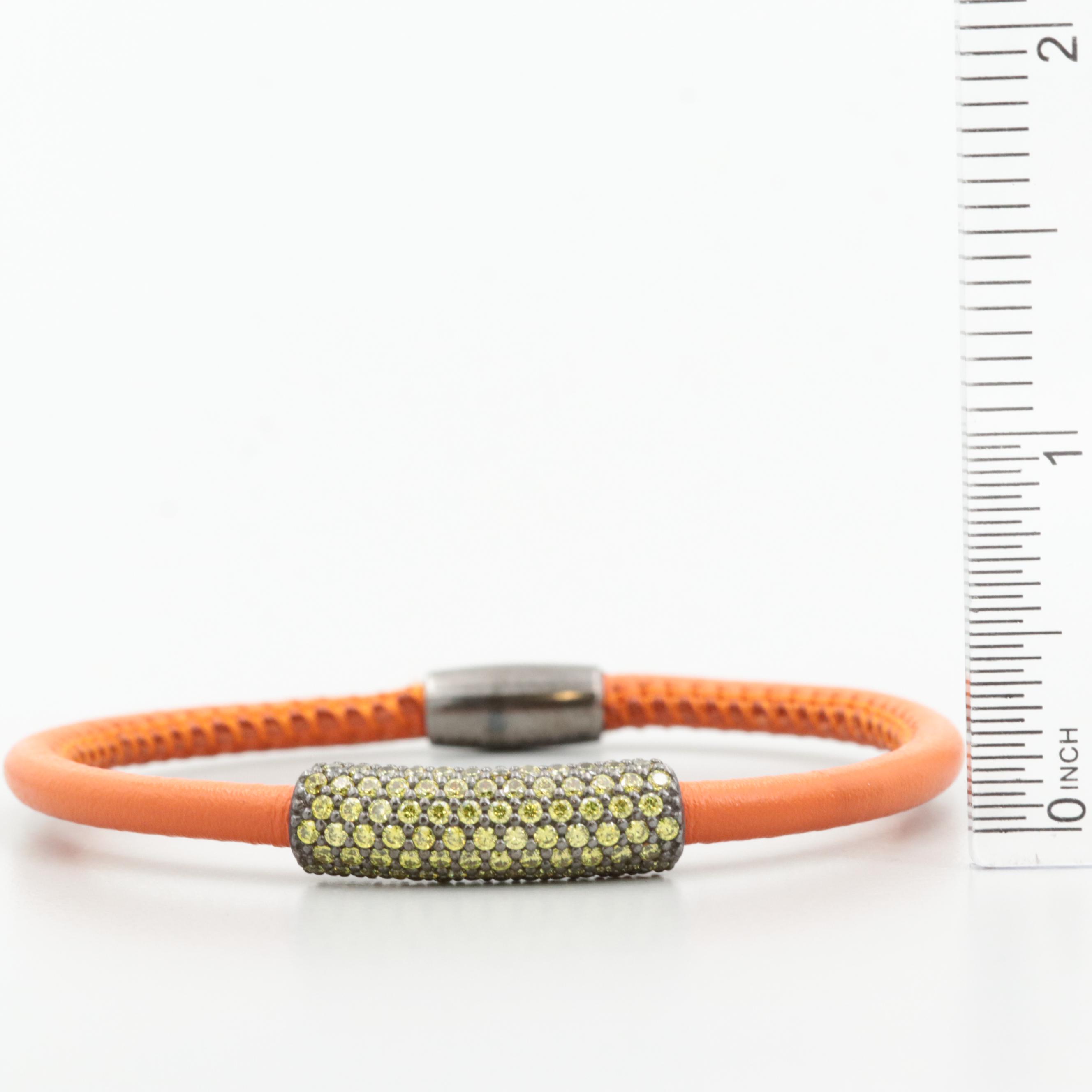 Sterling Silver Cubic Zirconia Bracelet