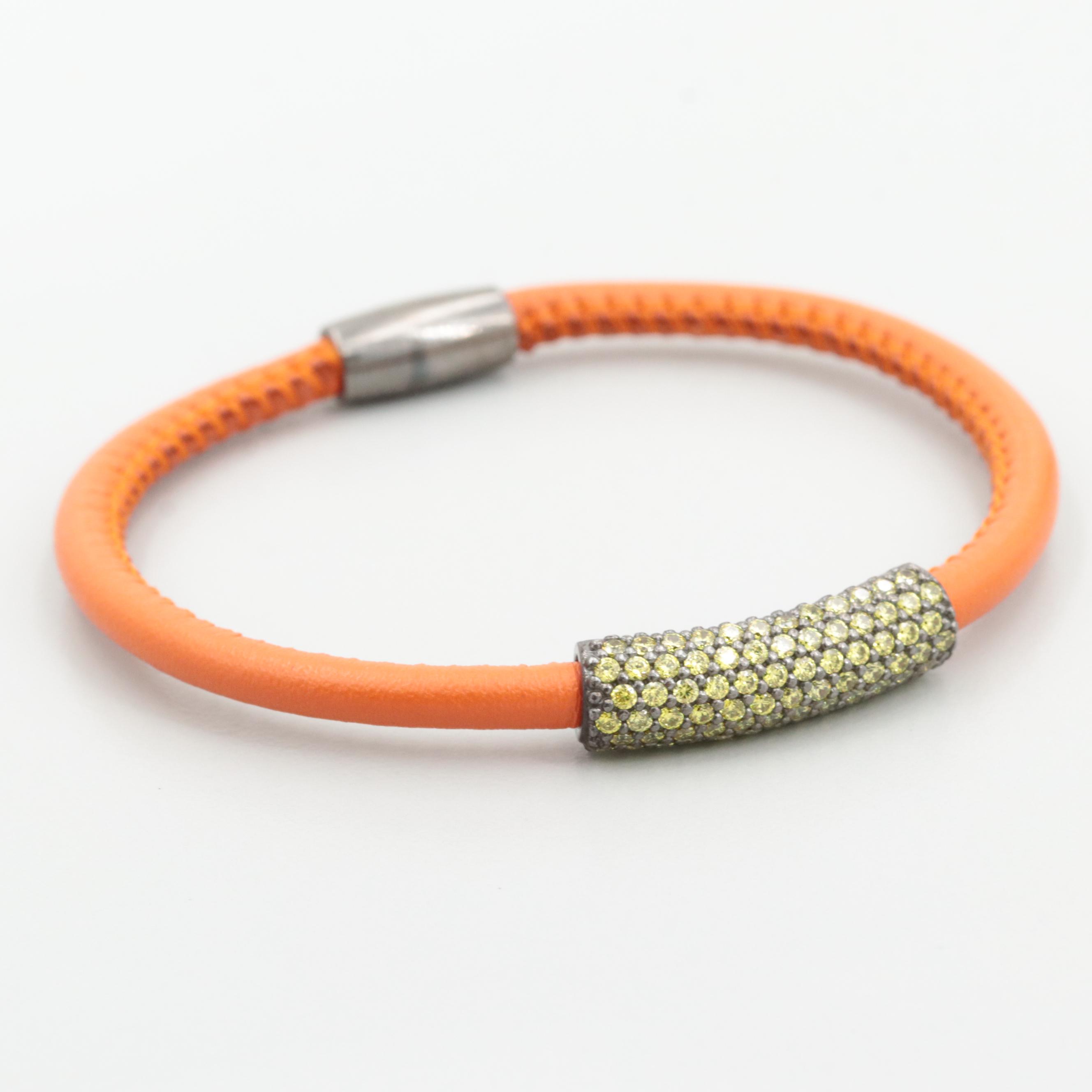 Sterling Silver Cubic Zirconia Bracelet