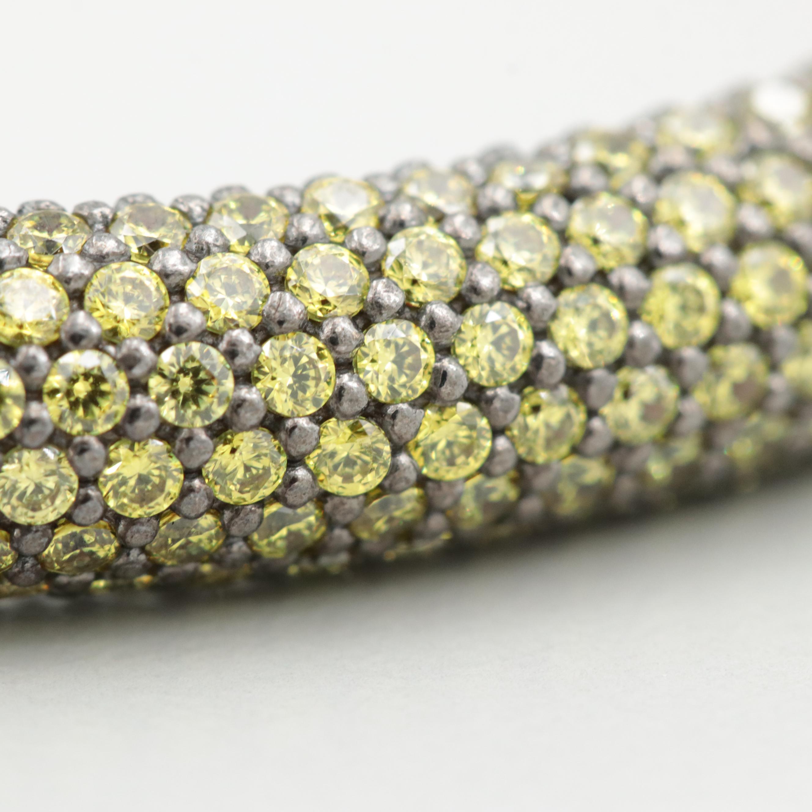 Sterling Silver Cubic Zirconia Bracelet