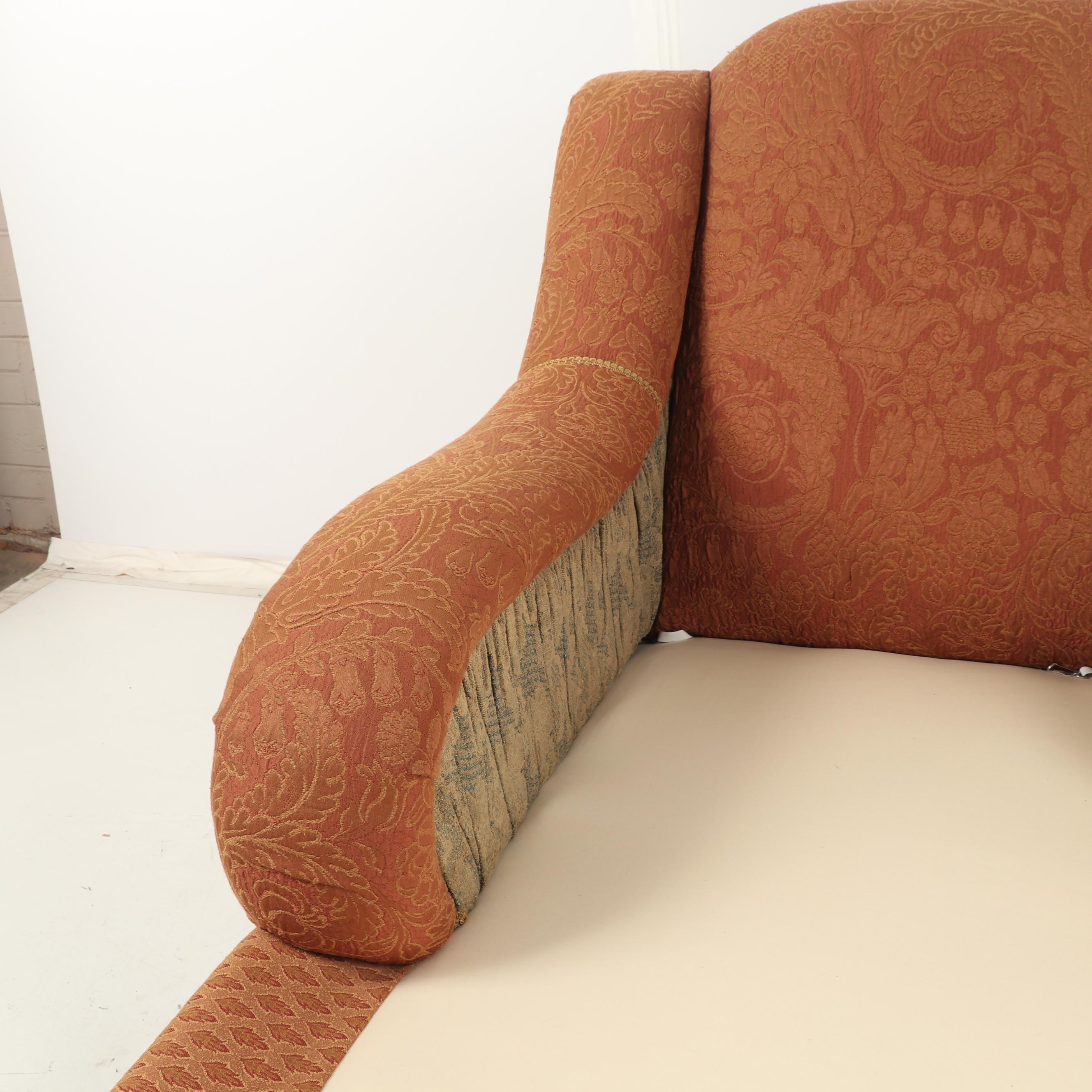 Jeff Zimmerman Collection Custom Upholstered Chaise Lounge, Late 20th Century