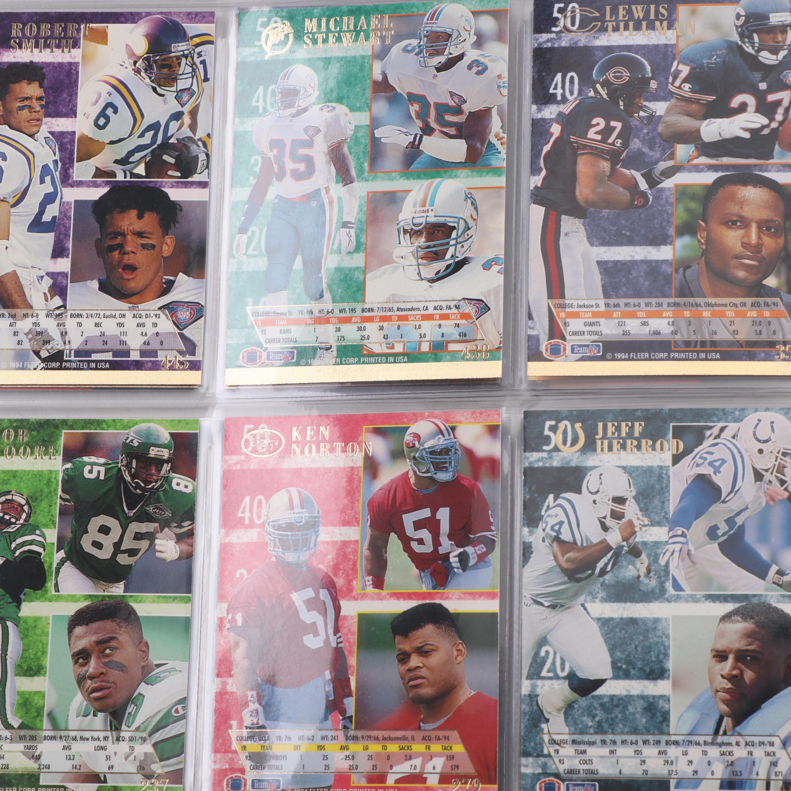 Football Trading Cards, Early 1990's