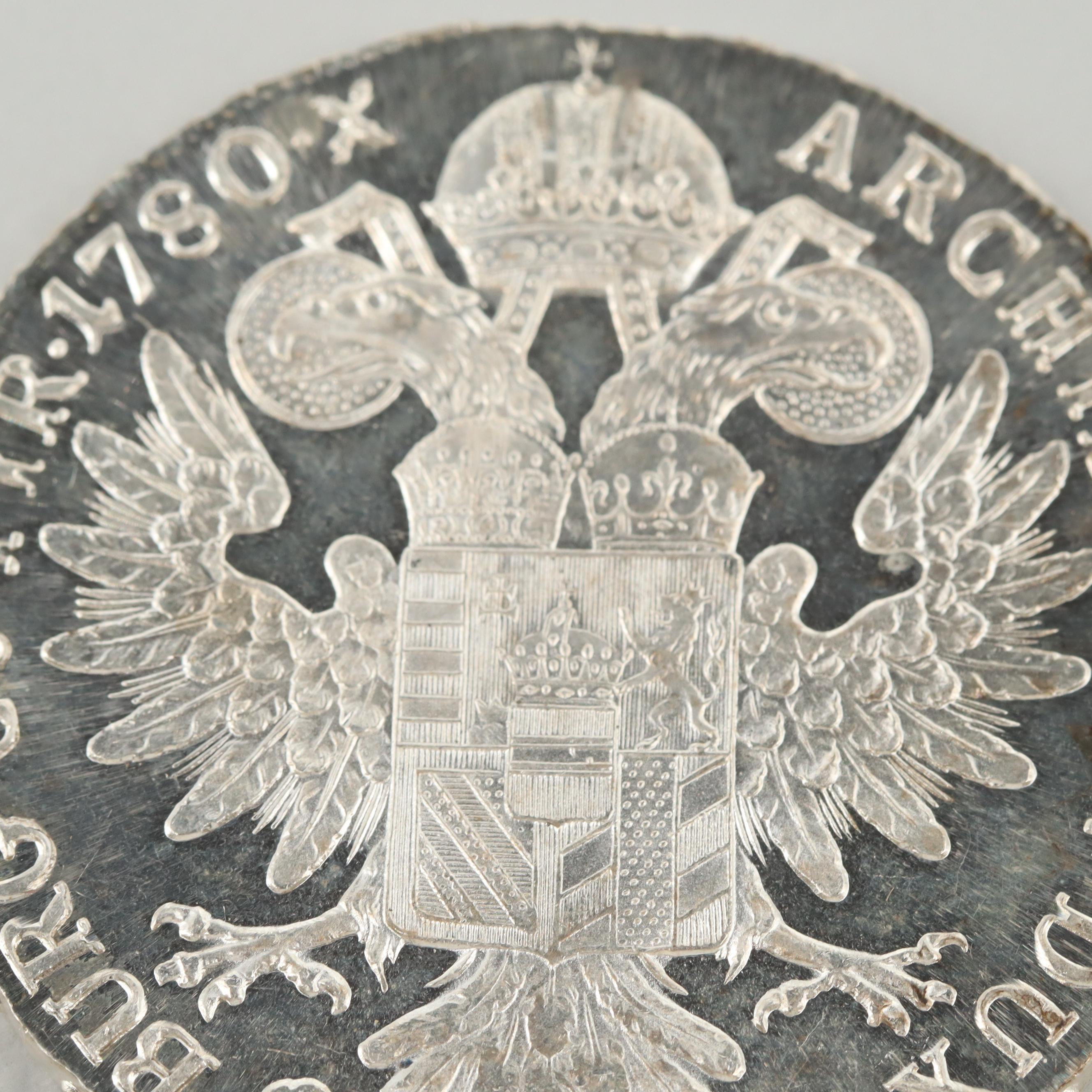 1780 Maria Thaler Silver Bullion Trade Coin Restrike