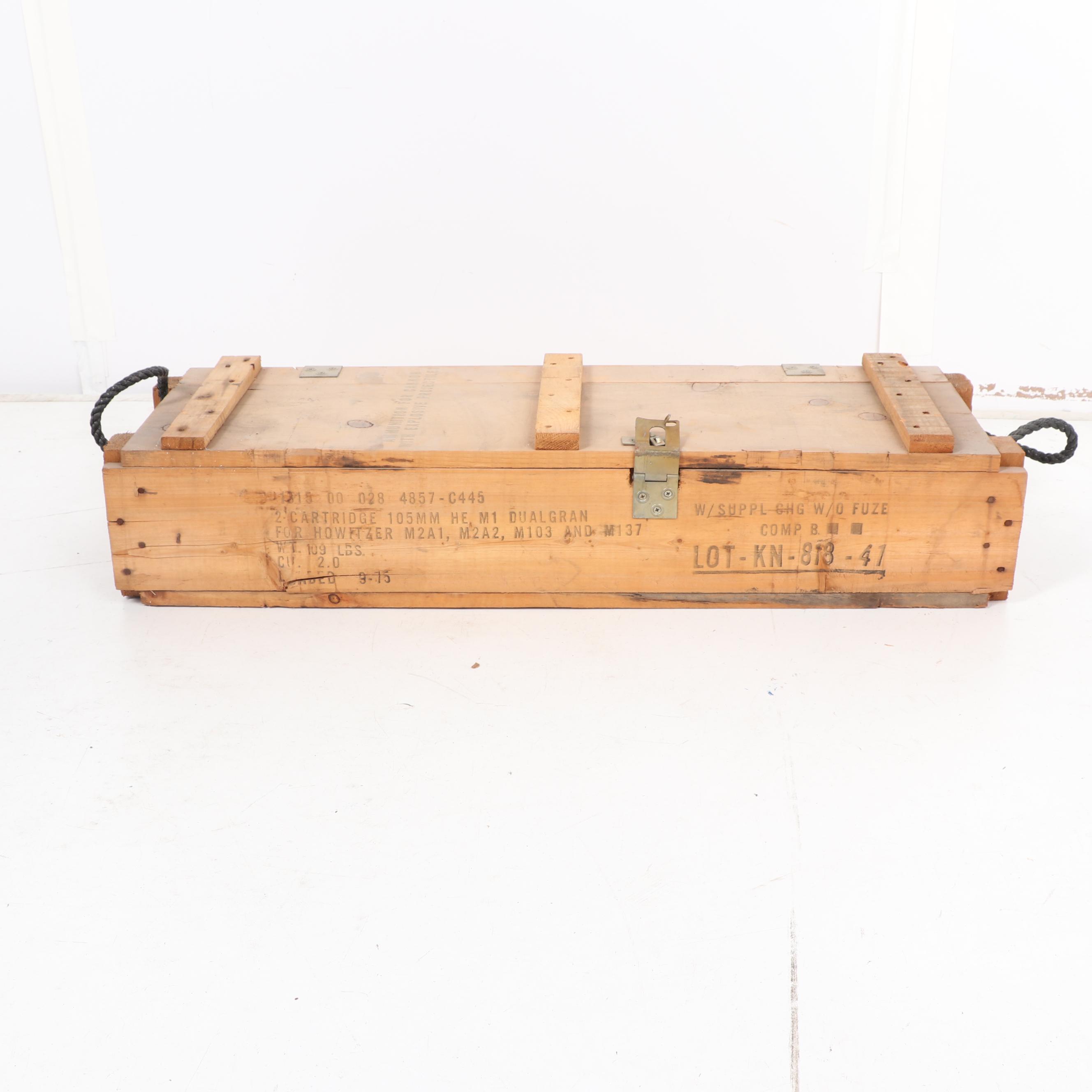 Vietnam War Era U.S. Military Ammunition Crates