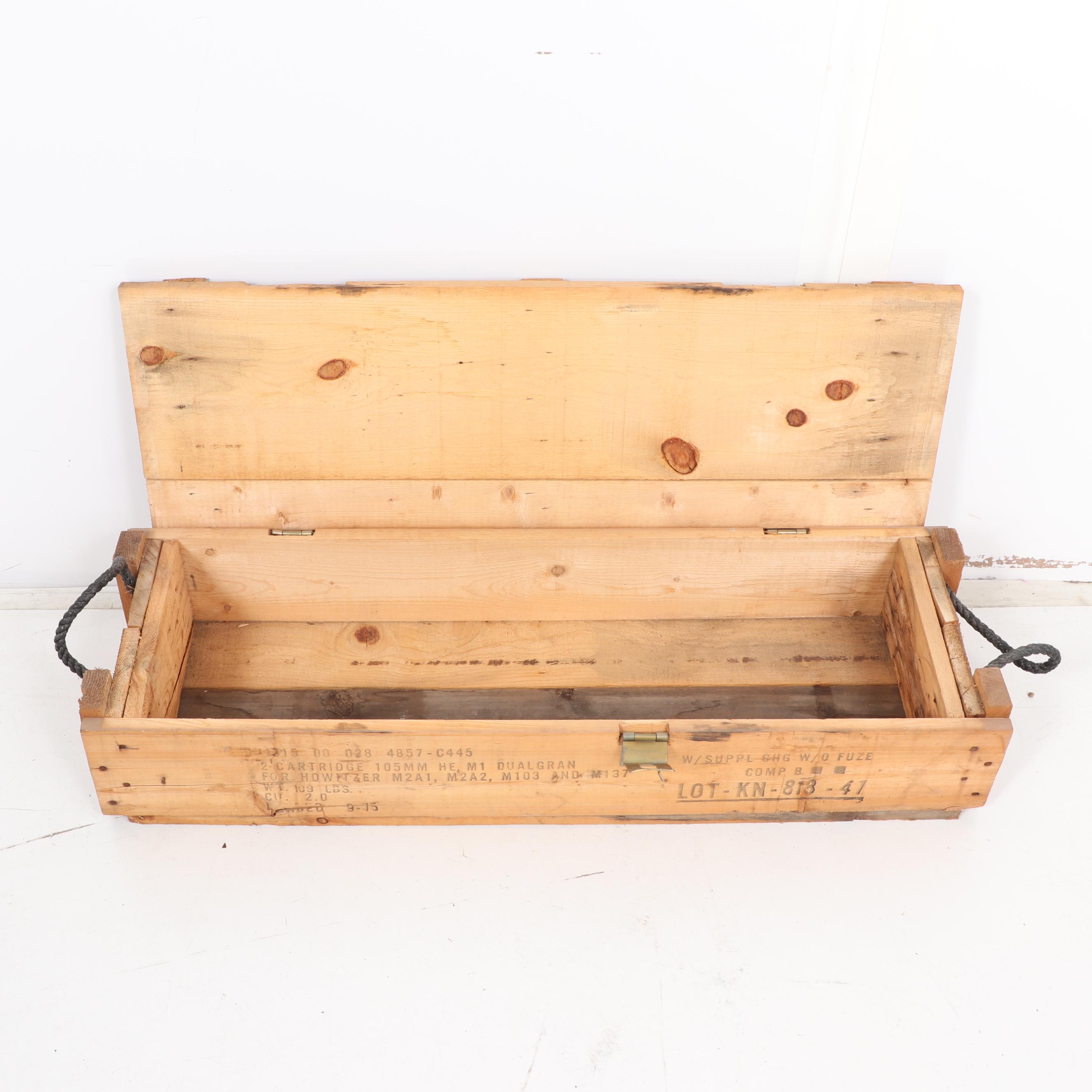 Vietnam War Era U.S. Military Ammunition Crates