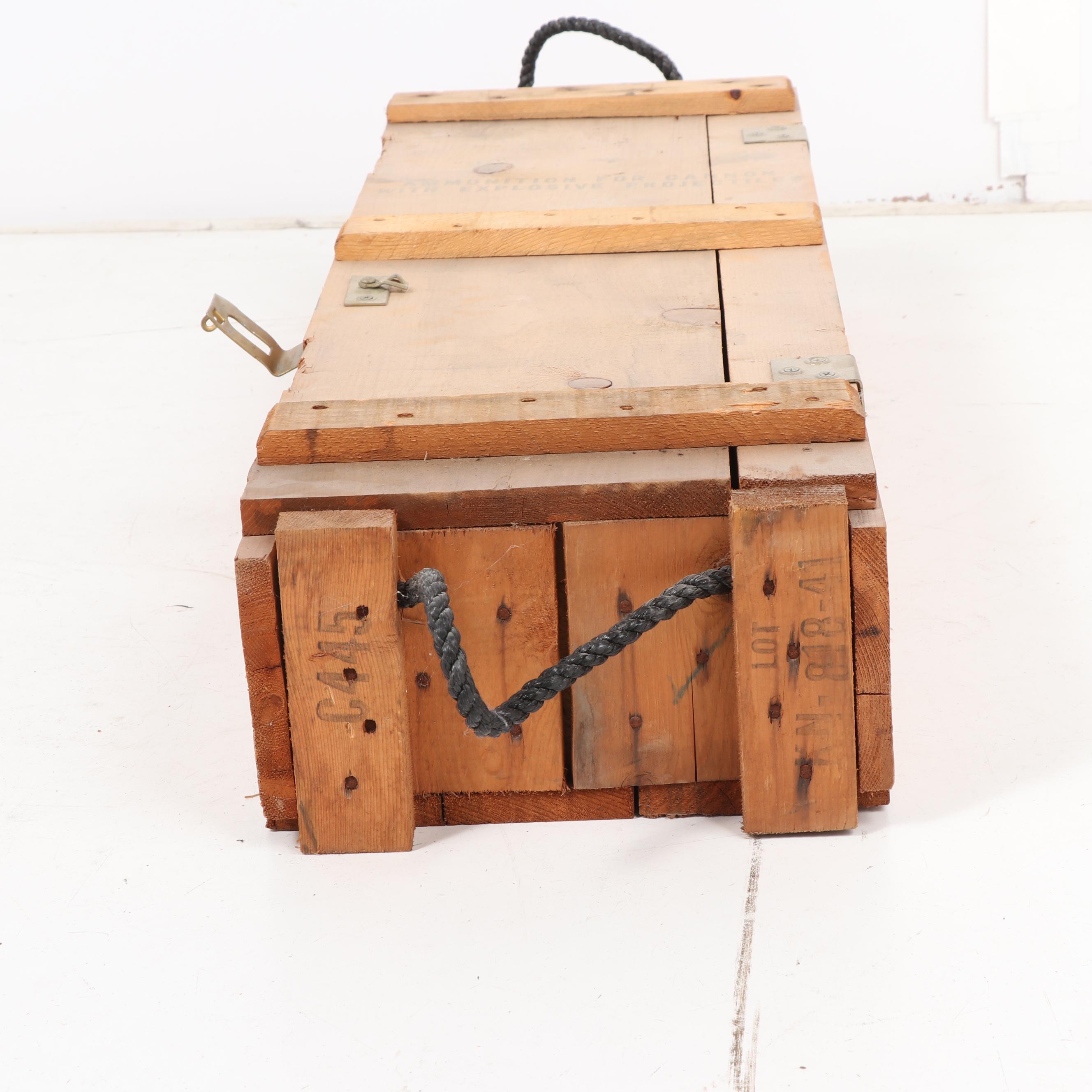 Vietnam War Era U.S. Military Ammunition Crates