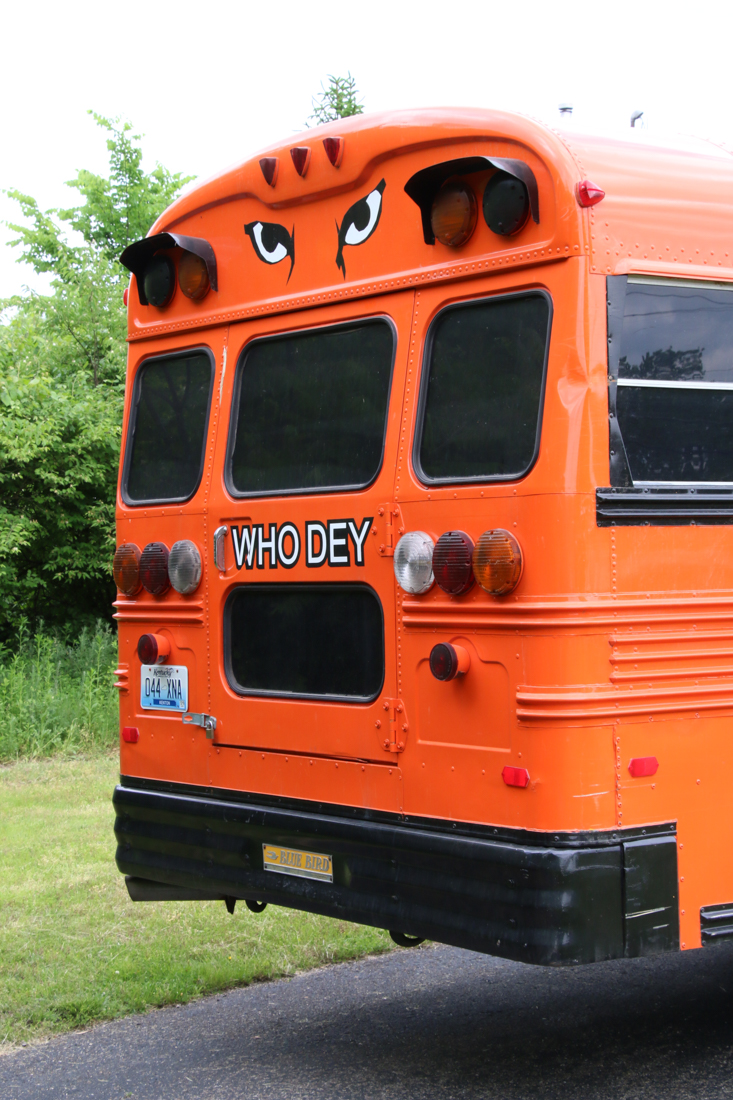 1987 Blue Bird "All American" Bengals Who Dey Bus