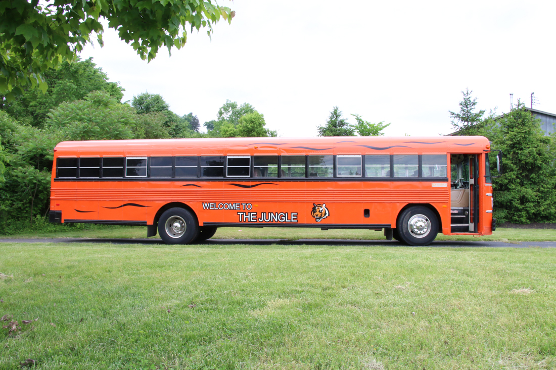 1987 Blue Bird "All American" Bengals Who Dey Bus