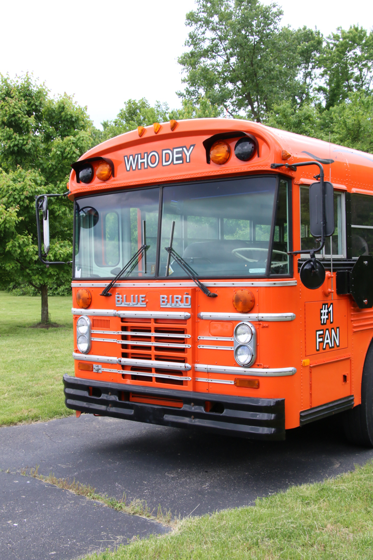 1987 Blue Bird "All American" Bengals Who Dey Bus