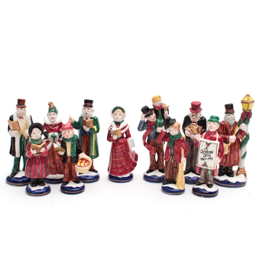 Limited Edition Fitz & Floyd "A Christmas Carol Collection" Character Figurines