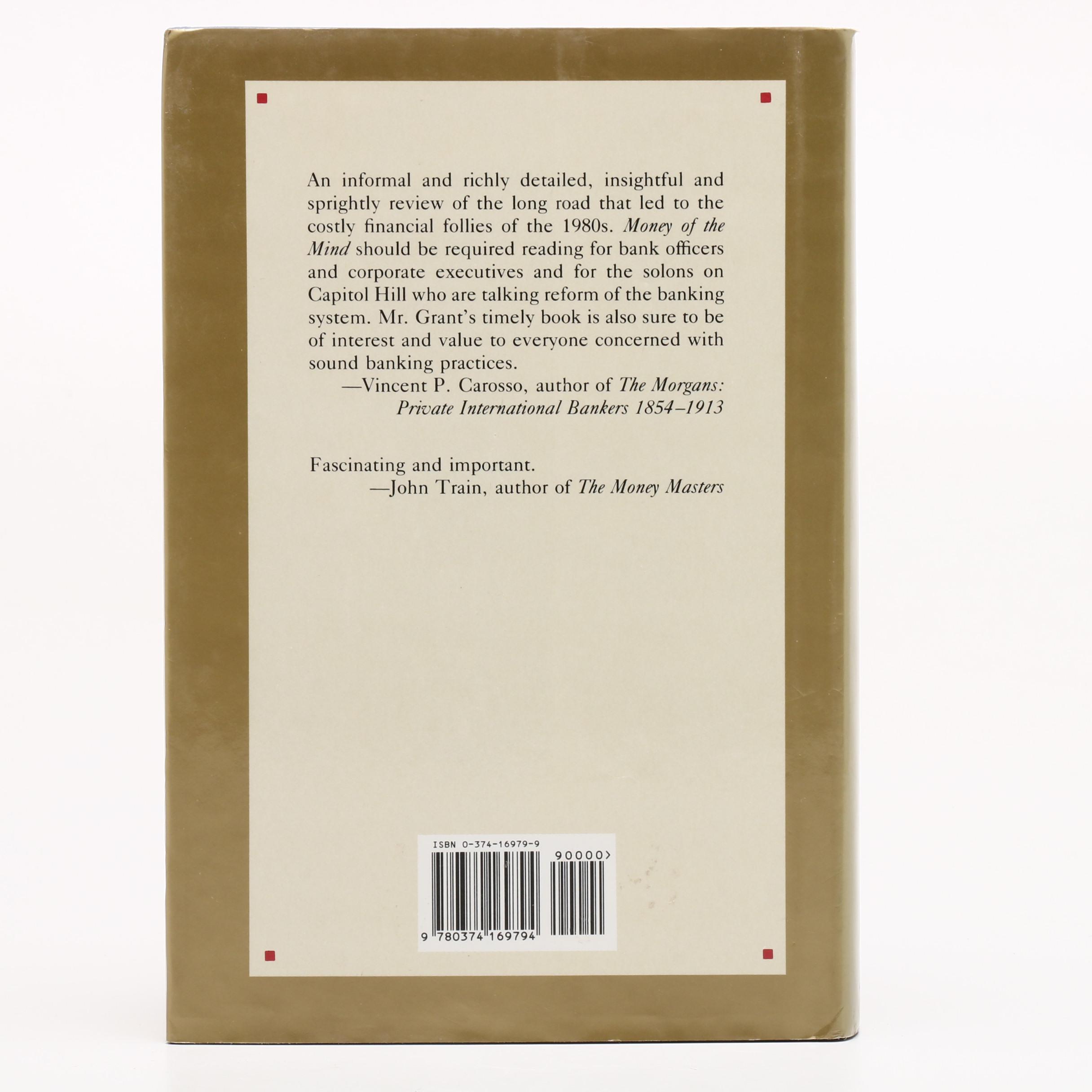 Signed "Money of the Mind" with Other First Edition Economic Books