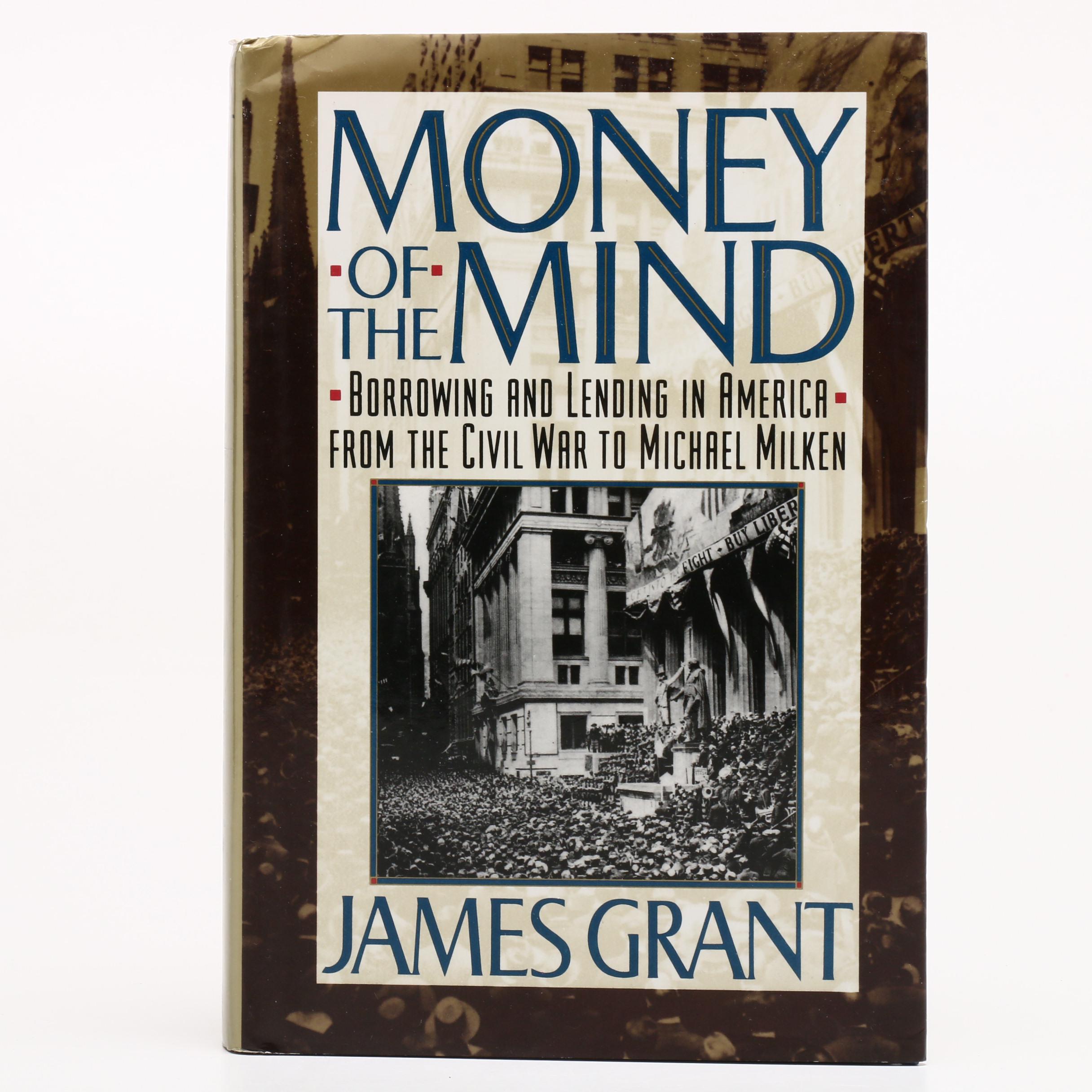 Signed "Money of the Mind" with Other First Edition Economic Books