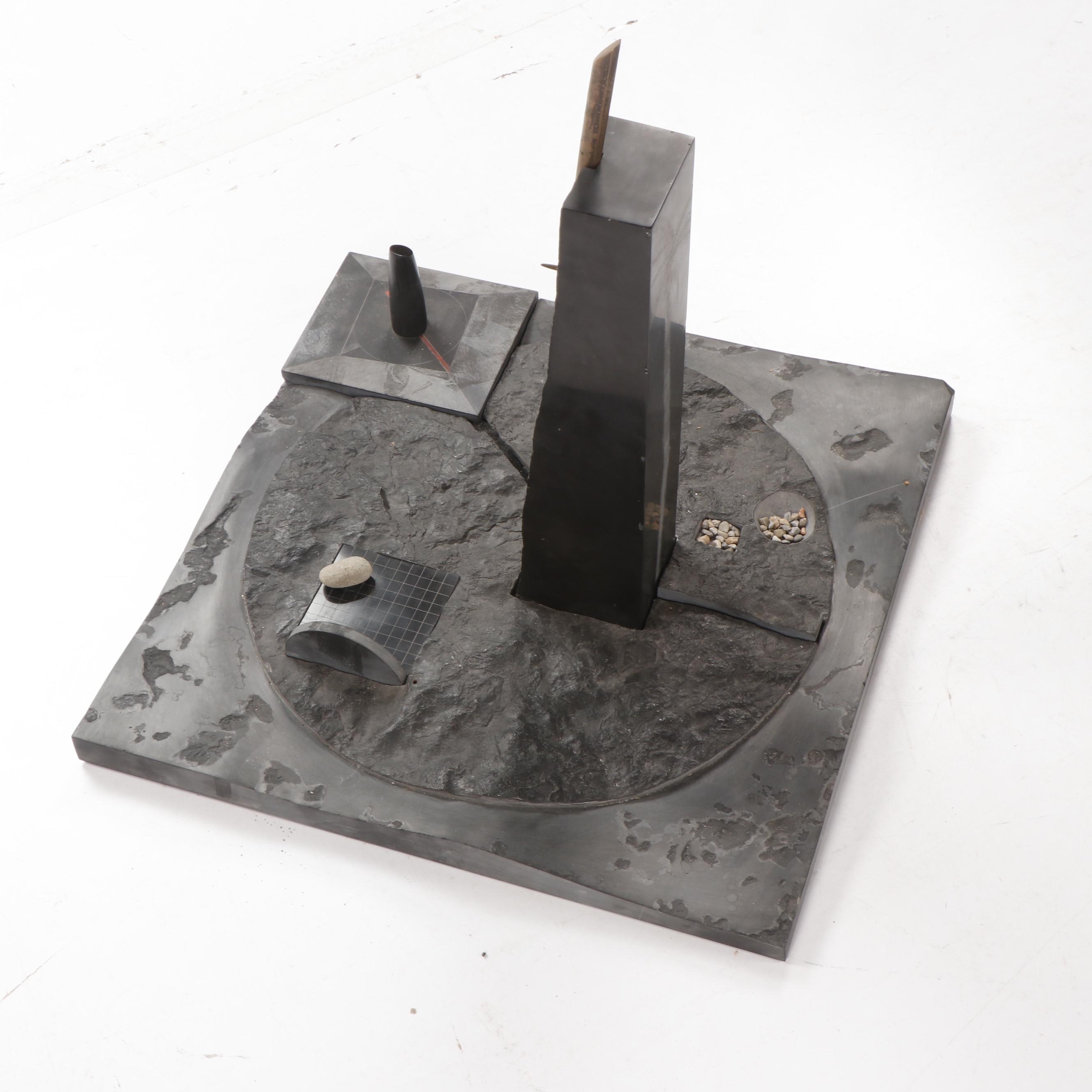 Daniel Couvreur Mixed Media Abstract Sculpture