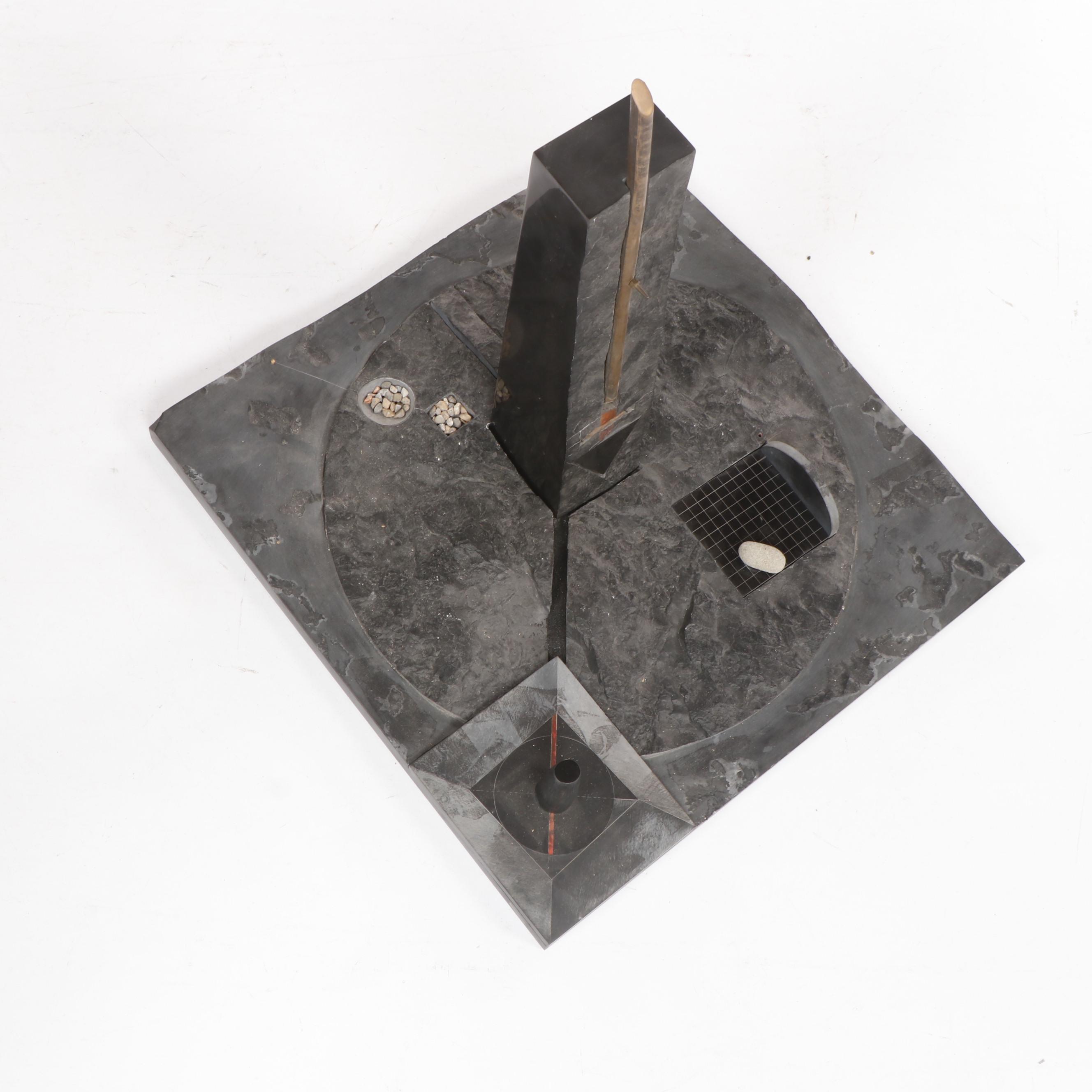 Daniel Couvreur Mixed Media Abstract Sculpture