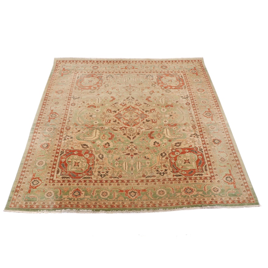 Hand-Knotted Indo-Persian Room Sized Rug