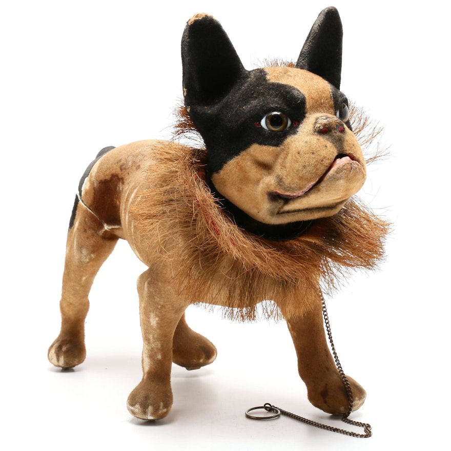 Barking French Bulldog Automation Toy By Roullet & Decamps, Circa 1890s