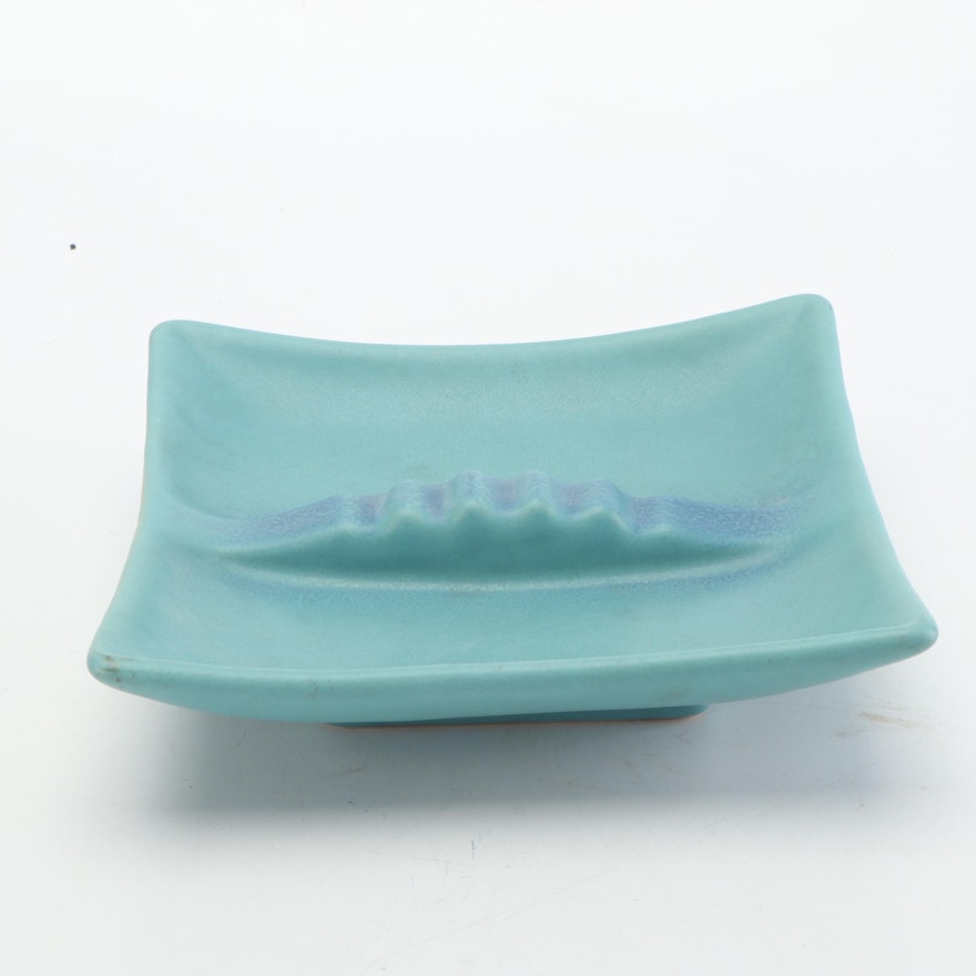 Van Briggle Earthenware Ashtray, Mid to Later 20th Century