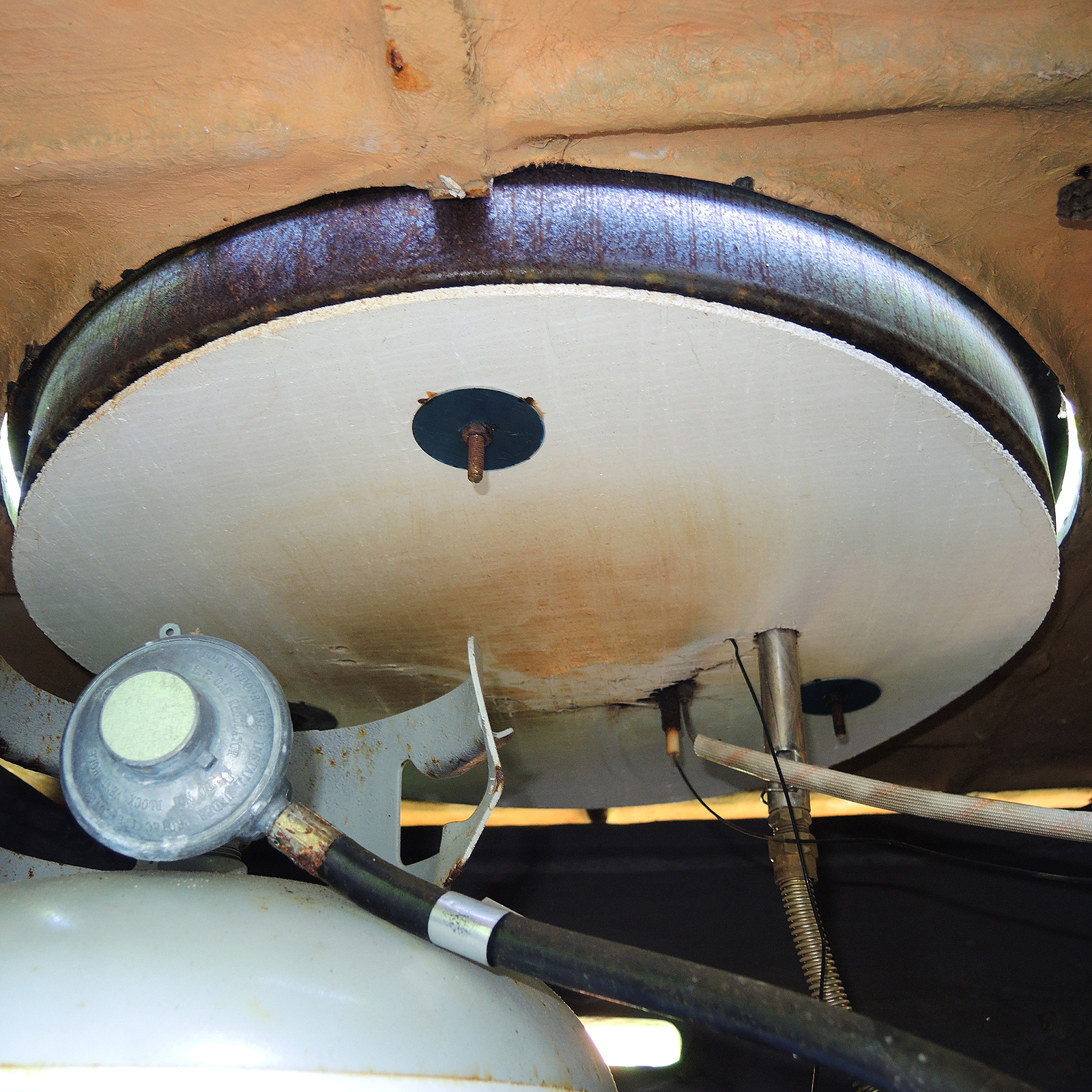 Outdoor Patio Composite Fire Pit Table