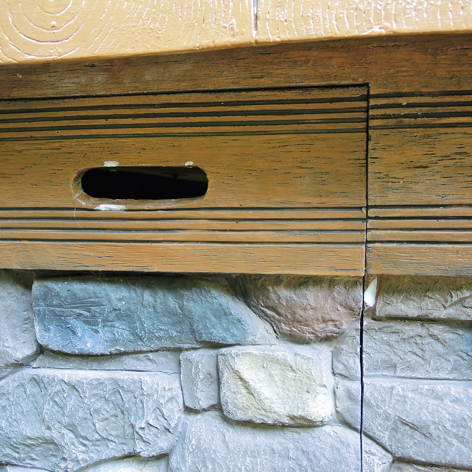 Outdoor Patio Composite Fire Pit Table