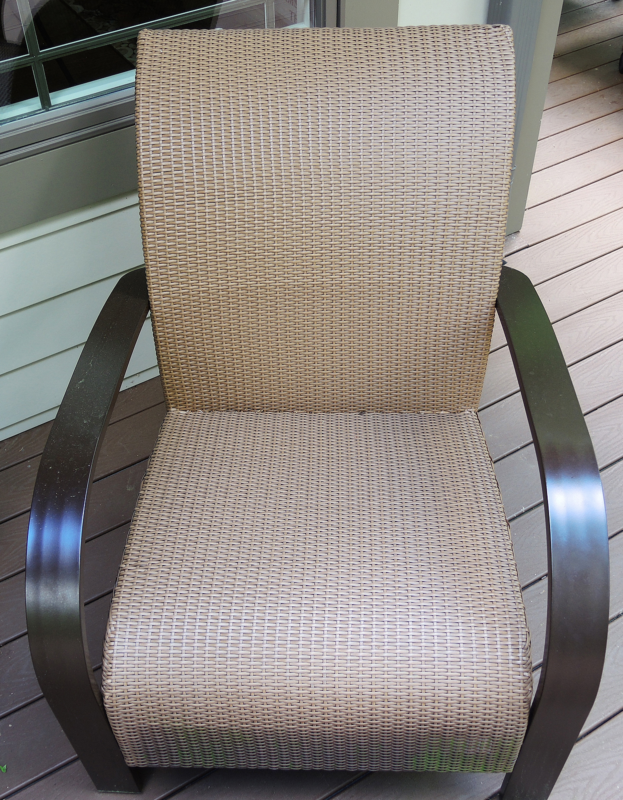 Thos. Baker Moderne All Weather Club Chair with Ottoman