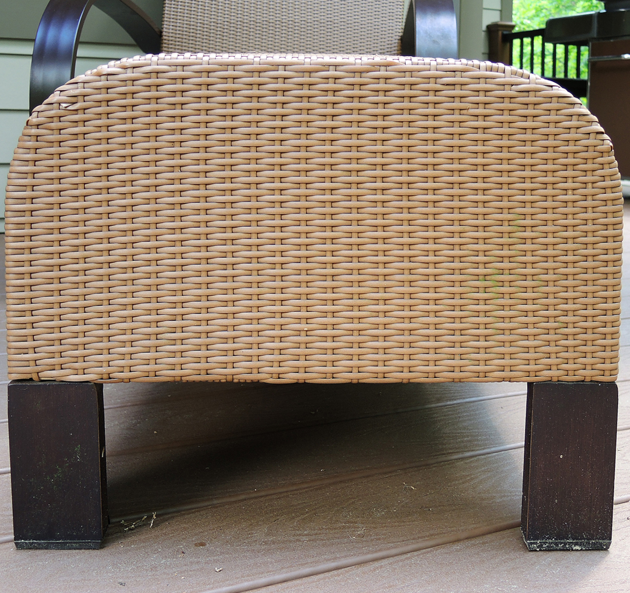 Thos. Baker Moderne All Weather Club Chair with Ottoman