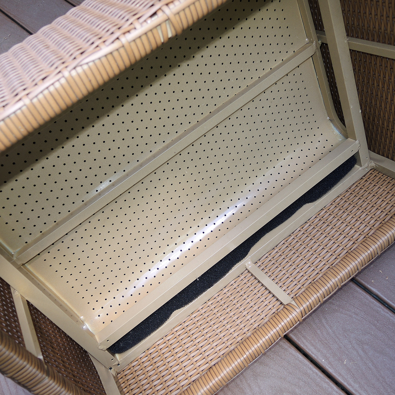 Thos. Baker Moderne All Weather Club Chair with Ottoman