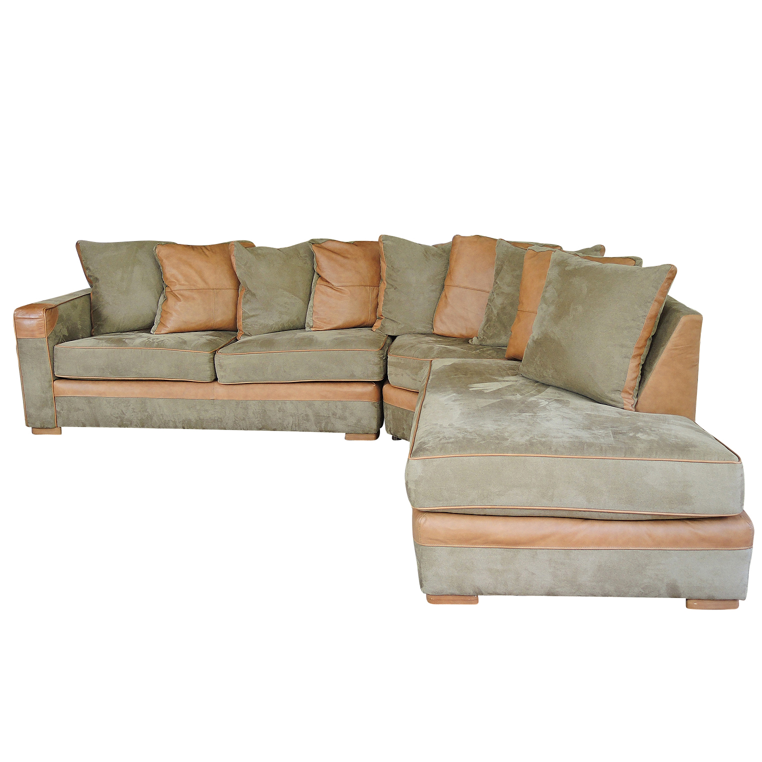 Sklar Peppler 1200 SL Series Microfiber Upholstered Sectional Sofa