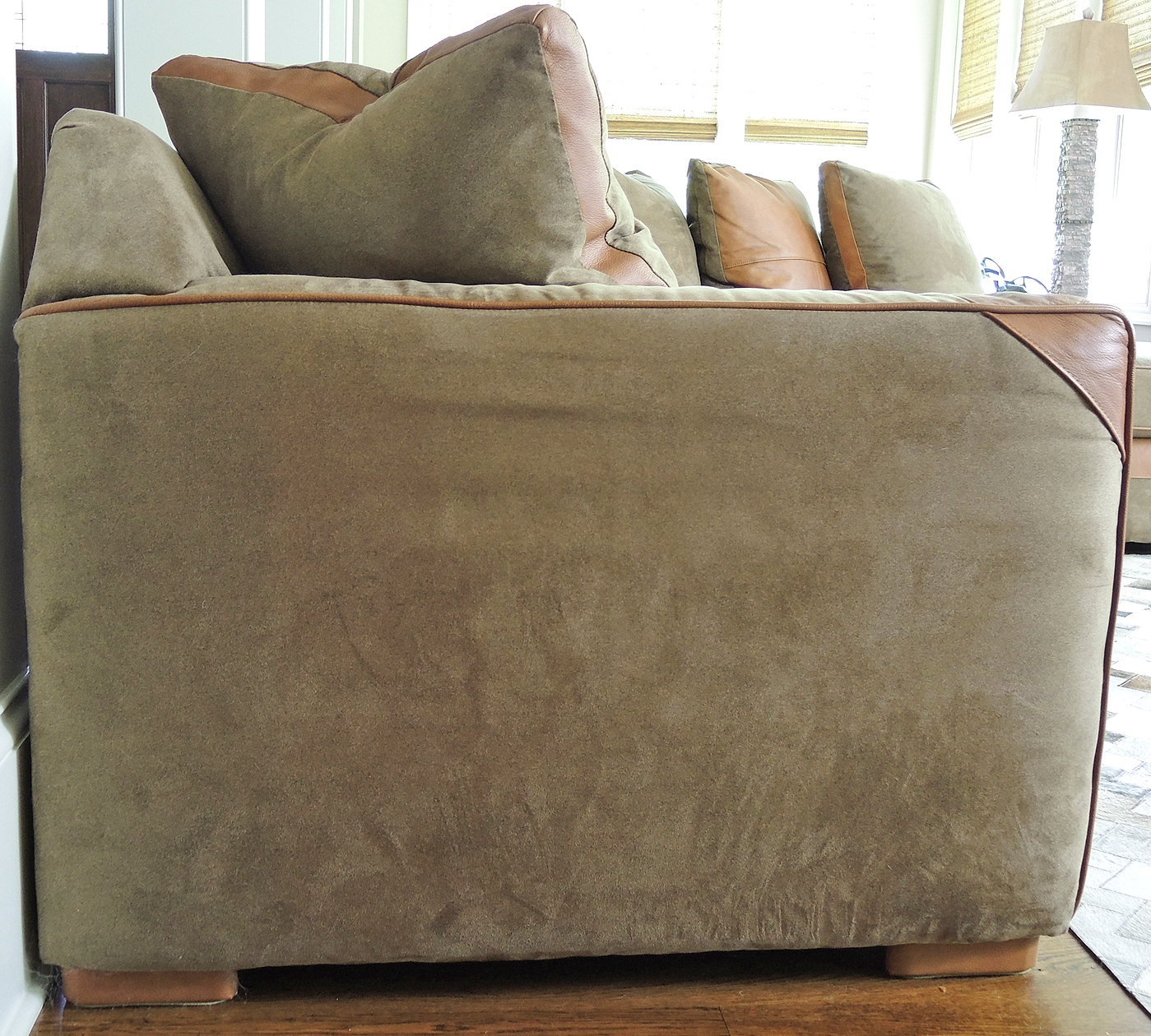 Sklar Peppler 1200 SL Series Microfiber Upholstered Sectional Sofa