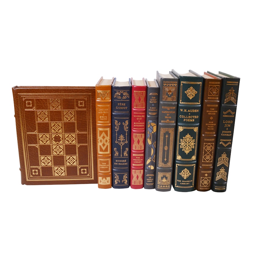 Franklin Library Leather Bound Classics with "The Great Gatsby"