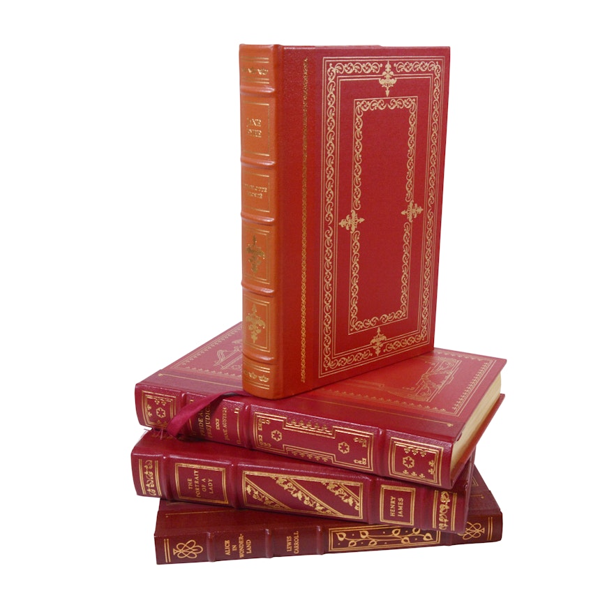 Franklin Library Leather Bound Classics with "Jane Eyre" and More