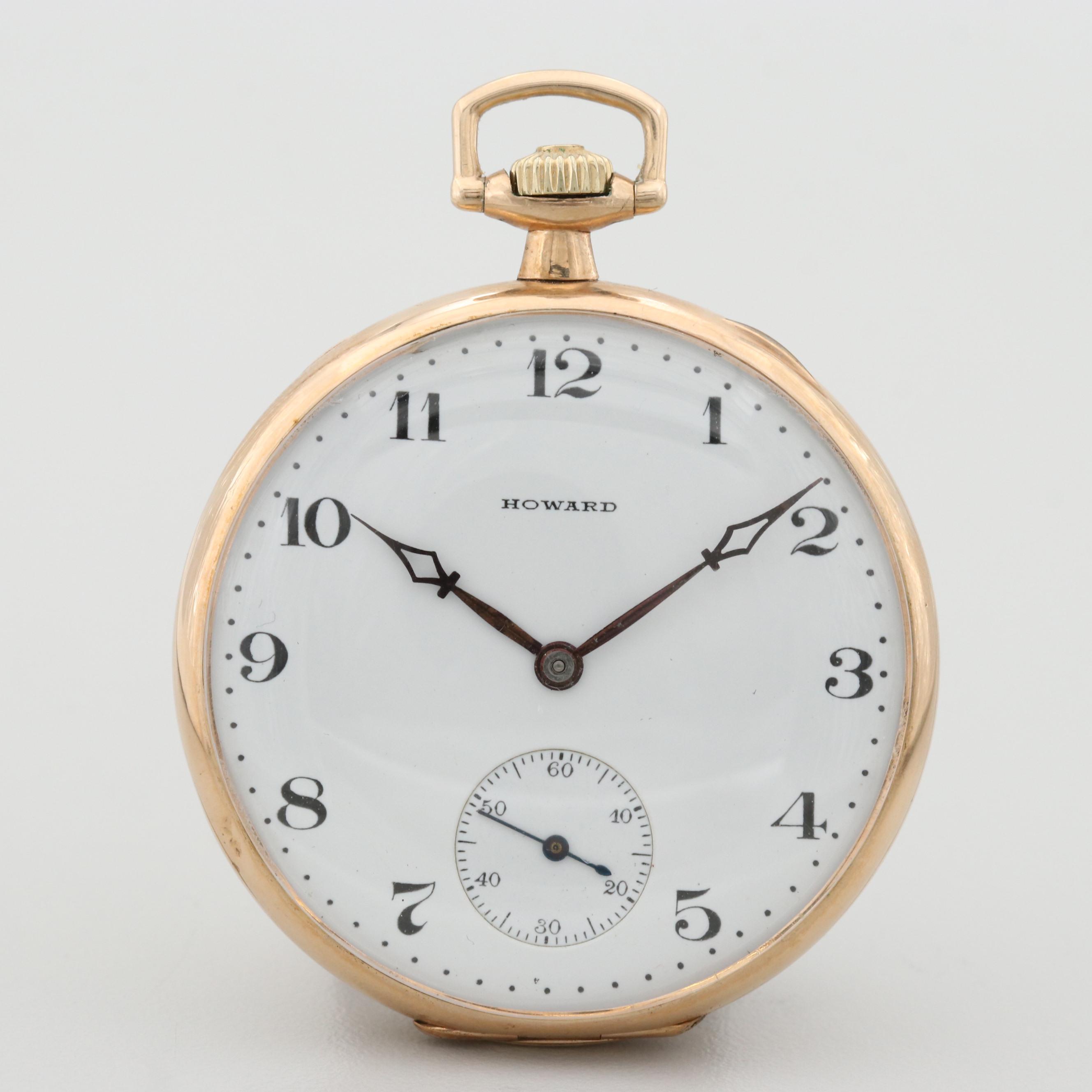 E. Howard Watch Co. Gold Filled Pocket Watch, 1913