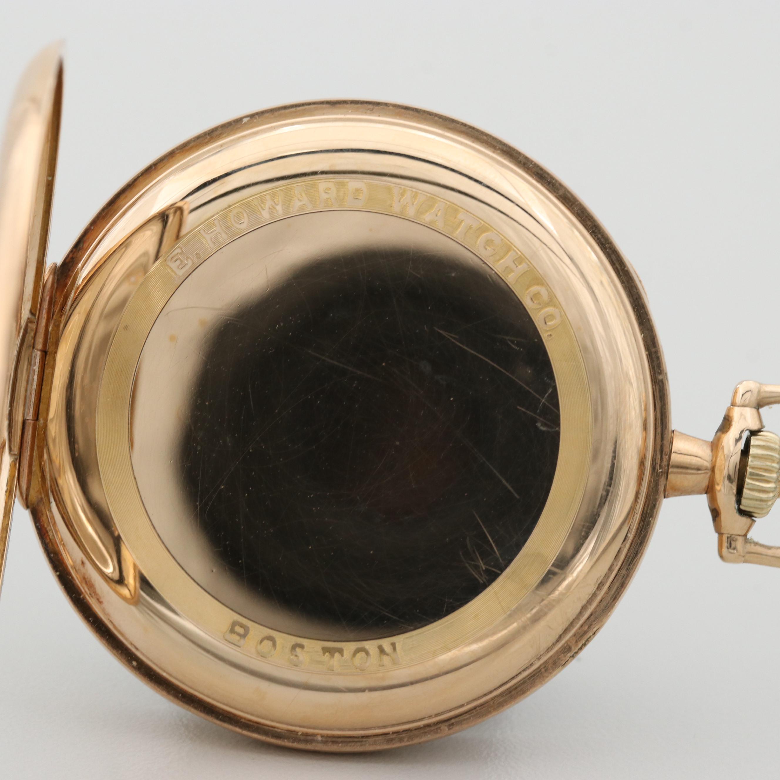 E. Howard Watch Co. Gold Filled Pocket Watch, 1913