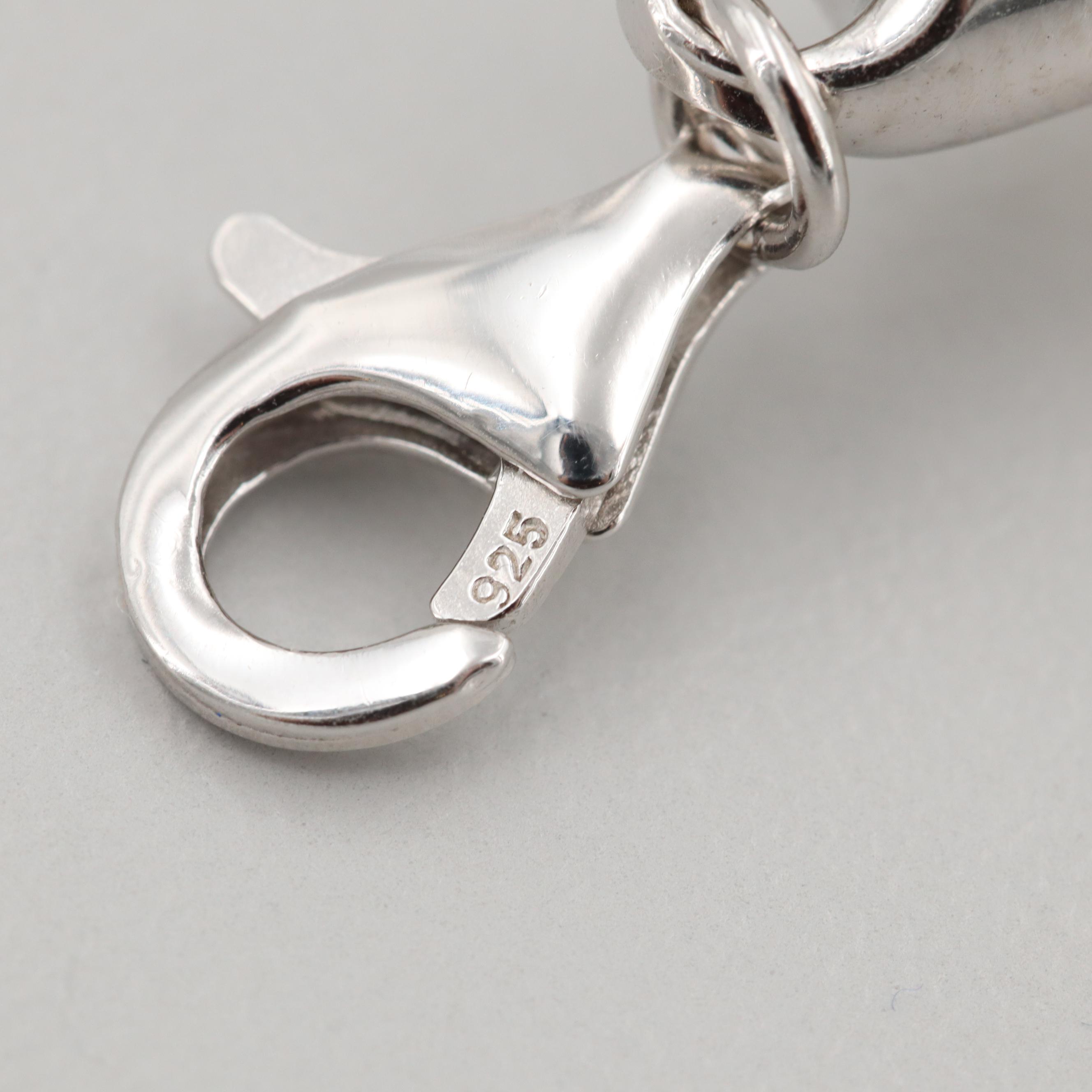 Gold Wash on Sterling Silver Cubic Zirconia Flexible Mesh Bracelet