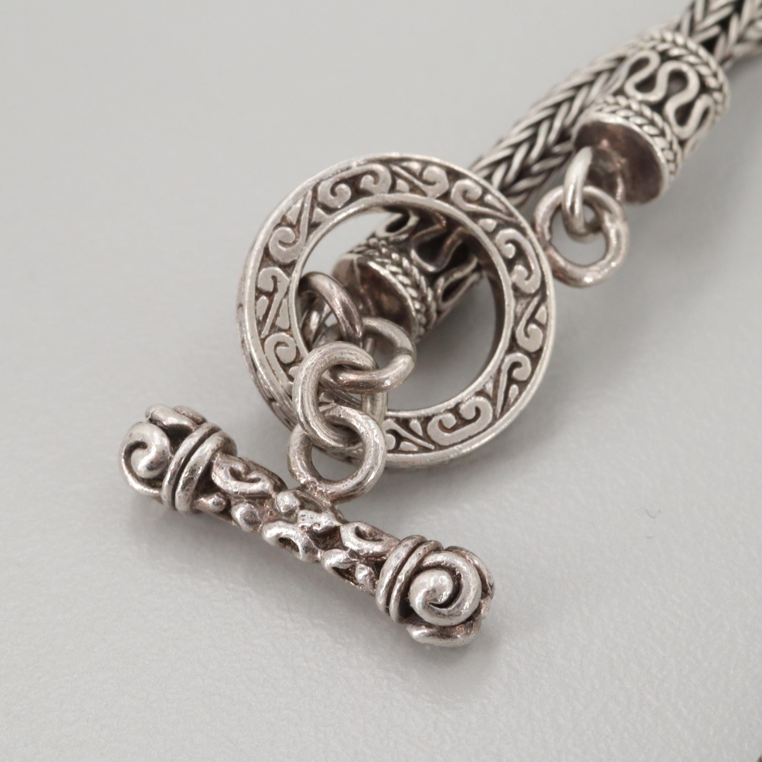 Effy "Balissima" Sterling Gemstone Pendant Necklace with 18K Yellow Gold Accents