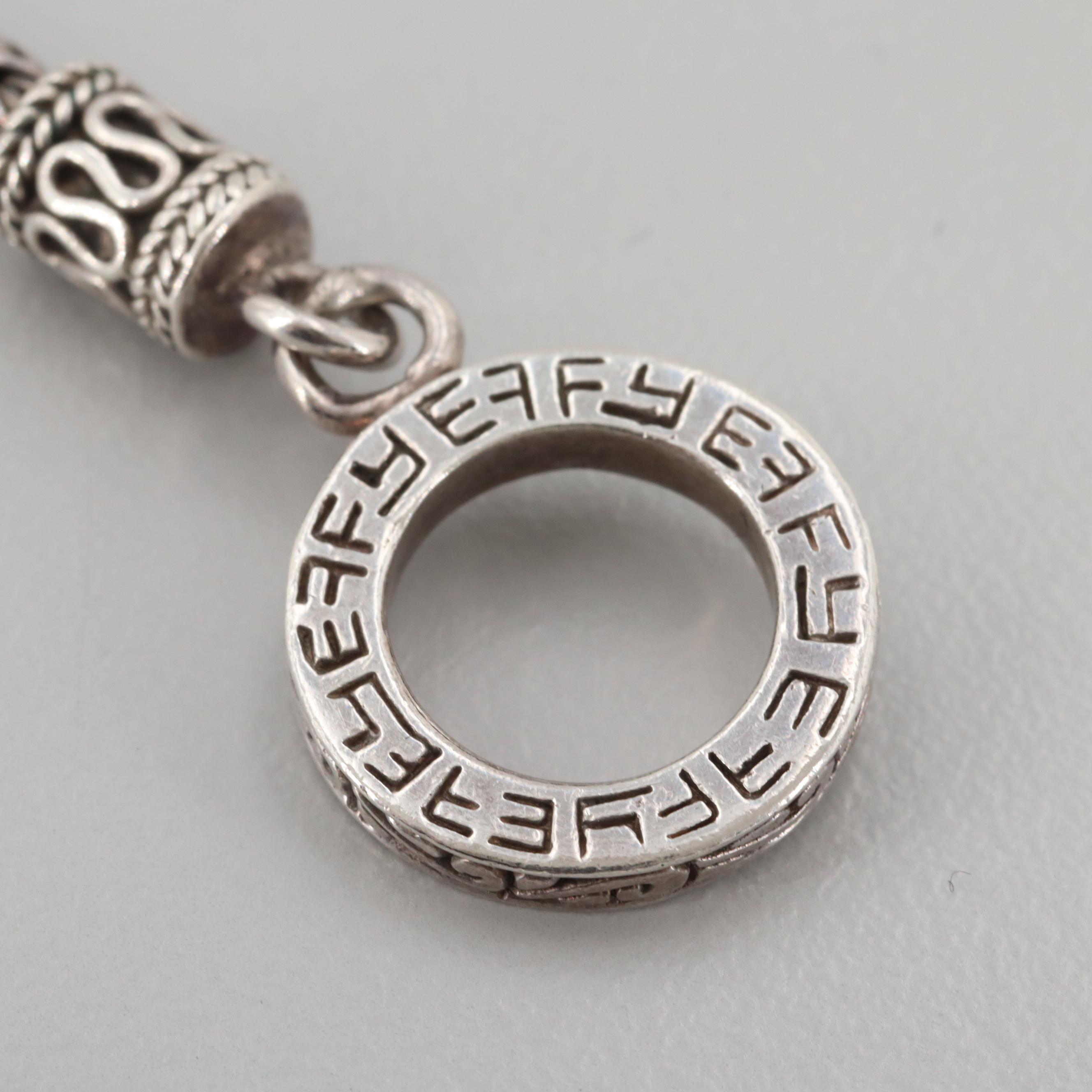 Effy "Balissima" Sterling Gemstone Pendant Necklace with 18K Yellow Gold Accents