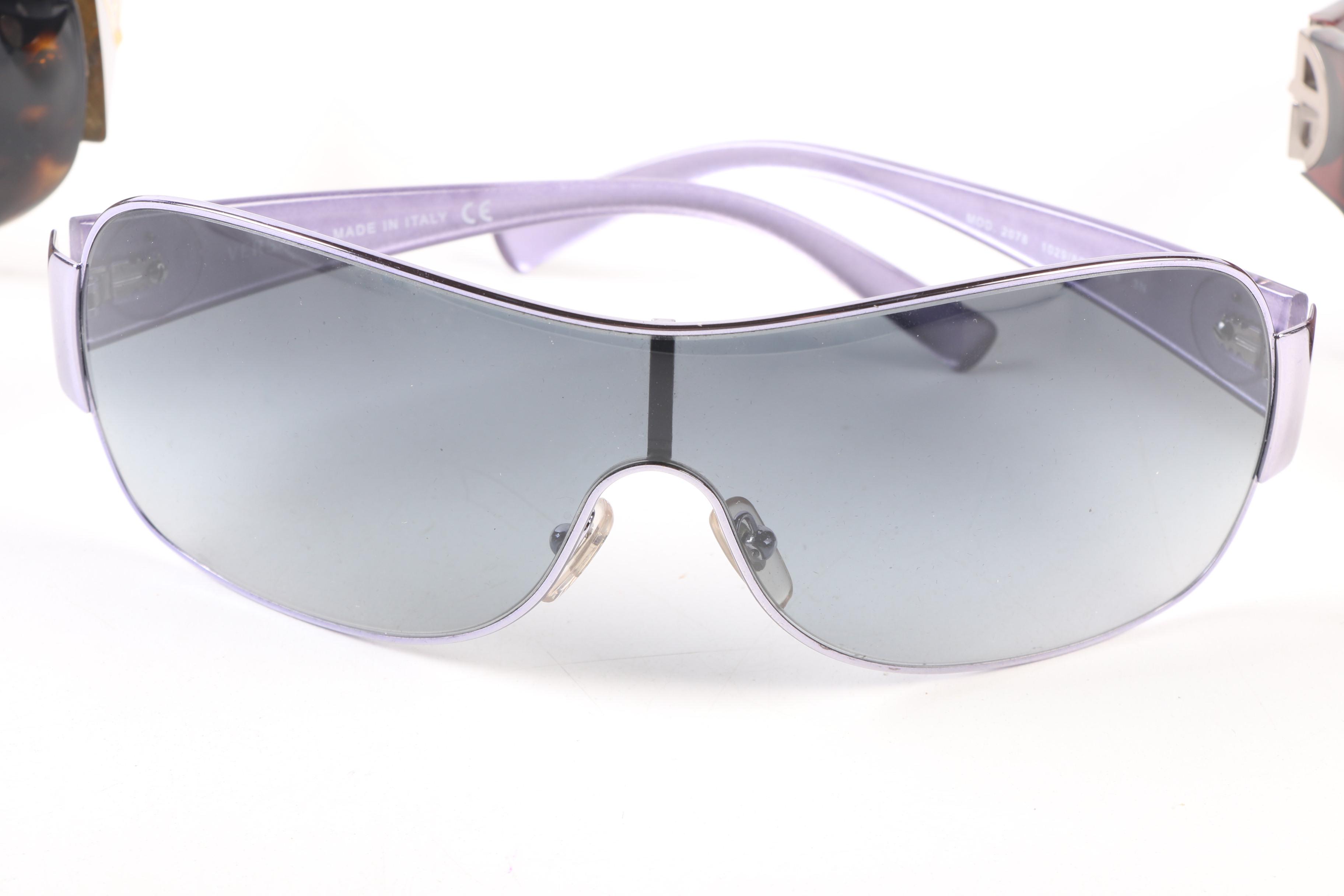 Prada SPR 27L, Versace 2078 and Giorgio Armani 276/S Sunglasses