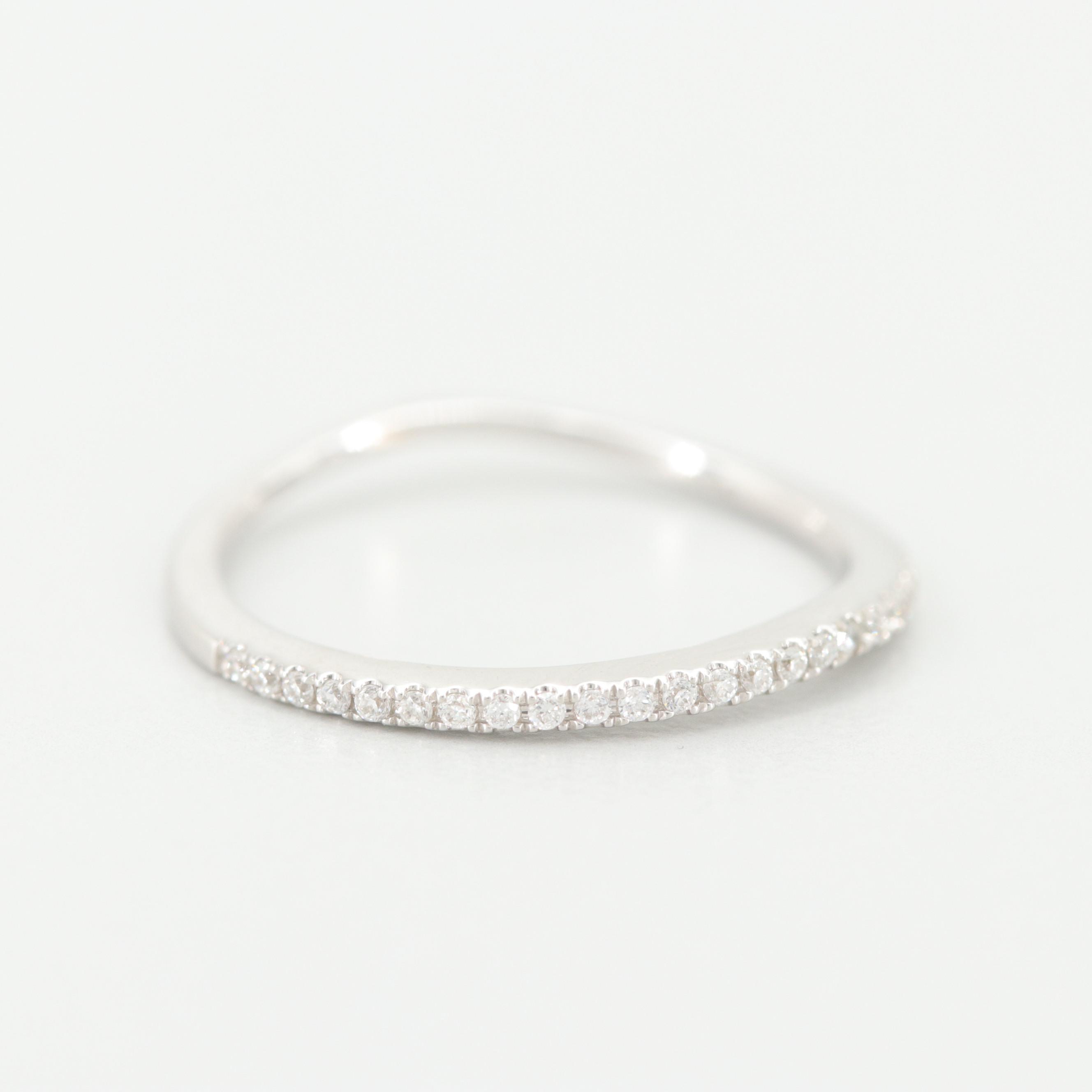 18K White Gold 1.53 CTW Fancy DG Greenish Yellow Diamond Ring Set and GIA Report