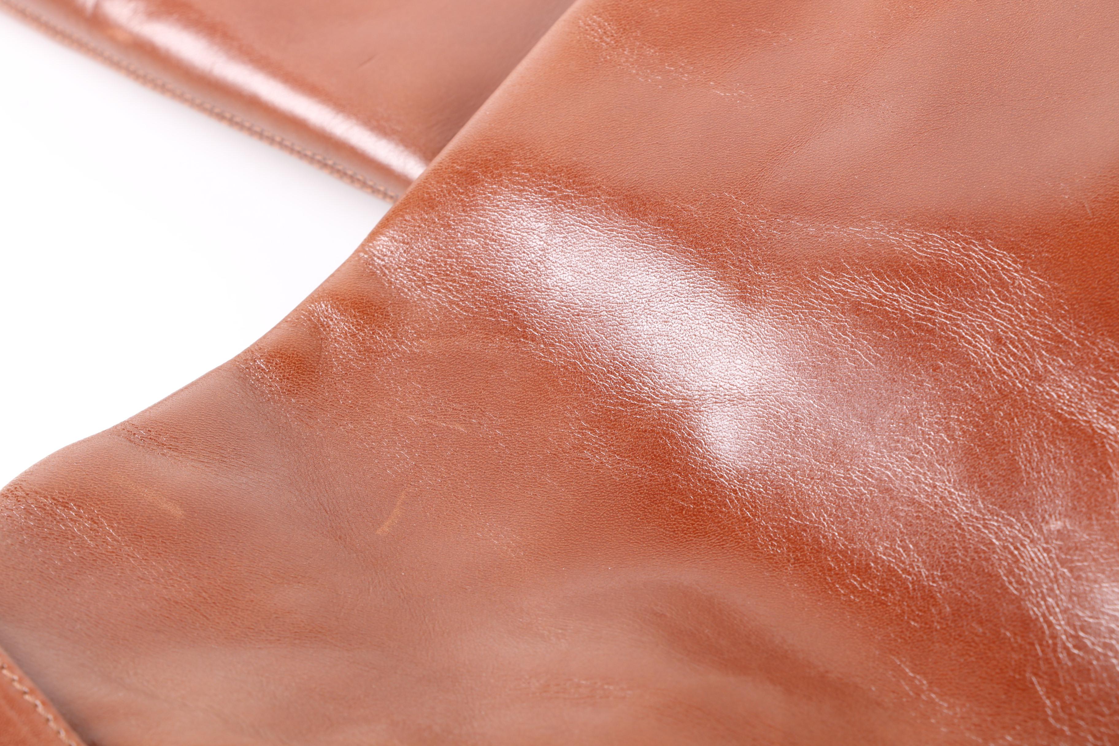 Etienne Aigner Shelby Riding Boots in Cognac Leather