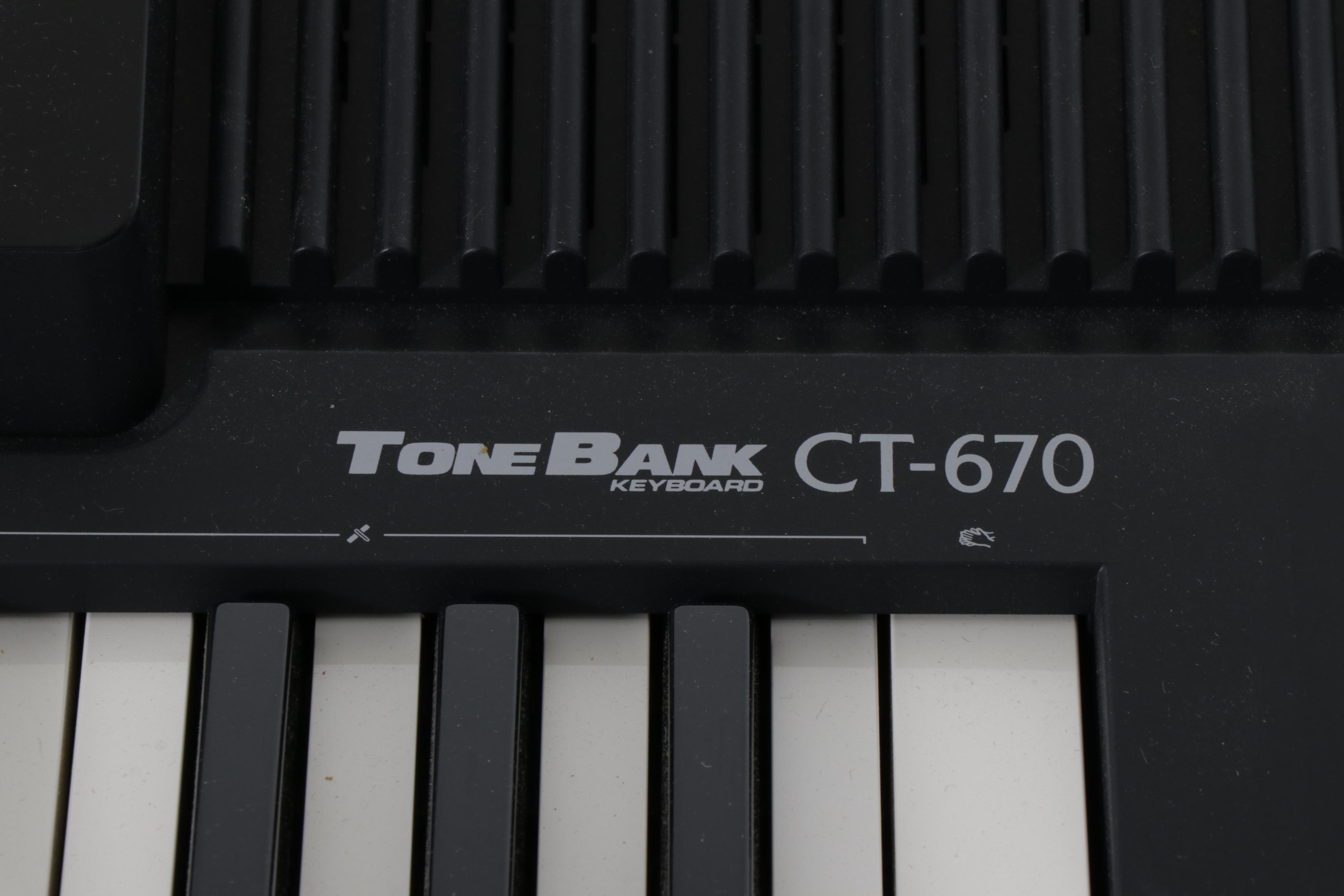 Casio ToneBank CT-670 Electronic Keyboard