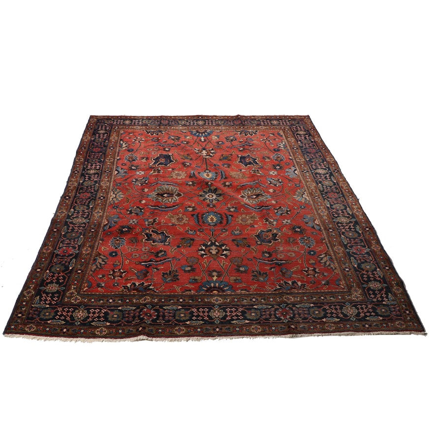 Hand-Knotted Persian Wool Rug