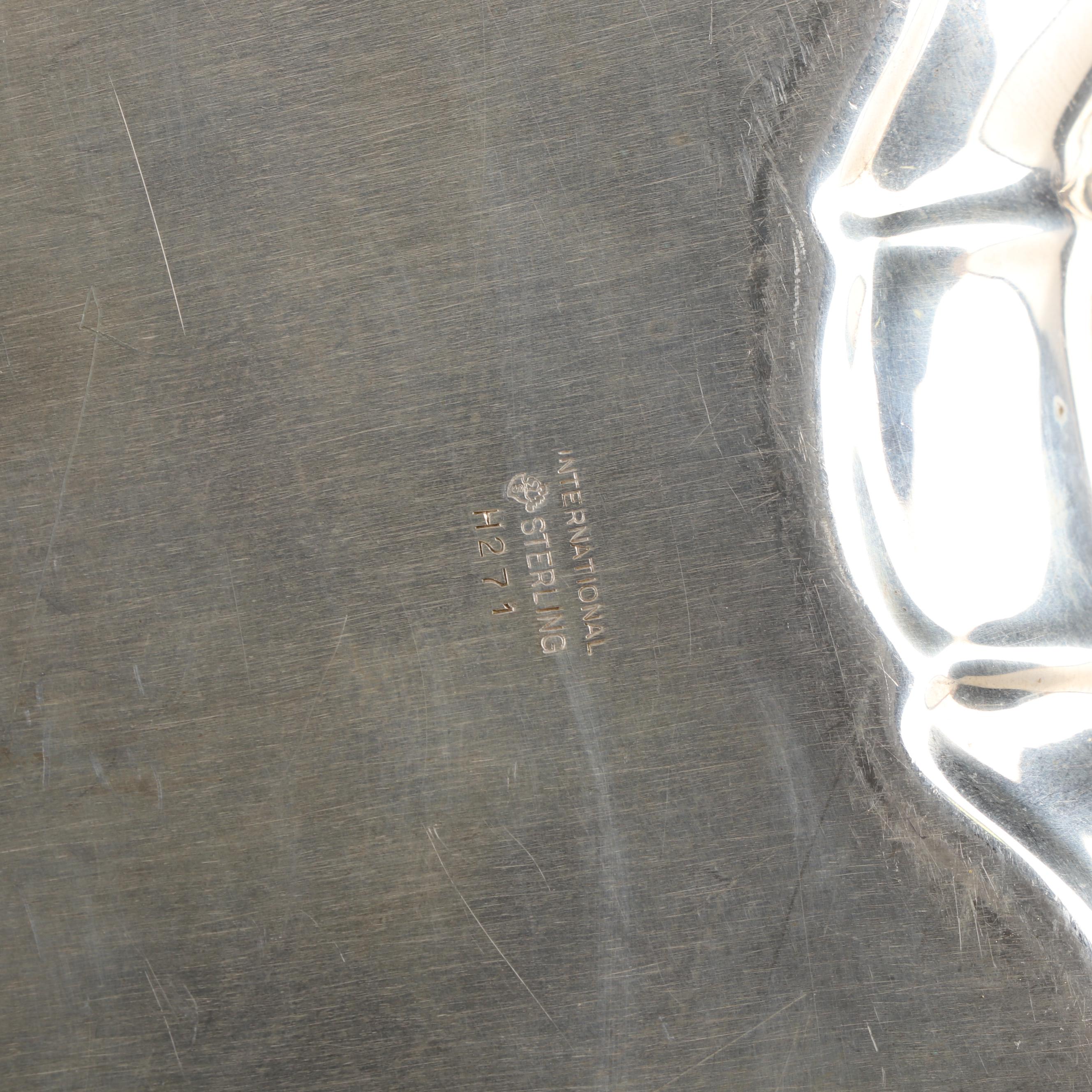 International Sterling Silver Rectangular Serving Tray