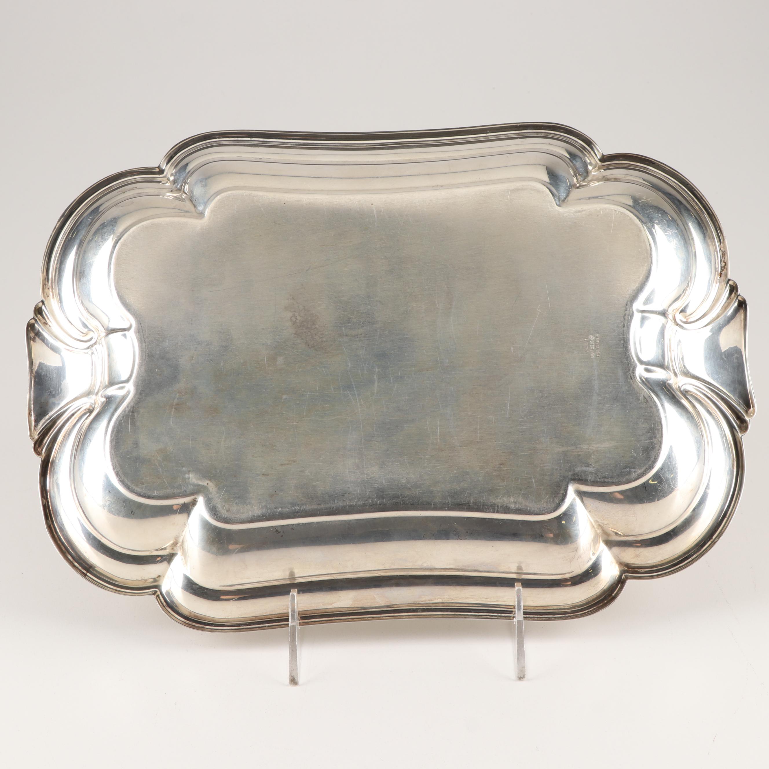 International Sterling Silver Rectangular Serving Tray
