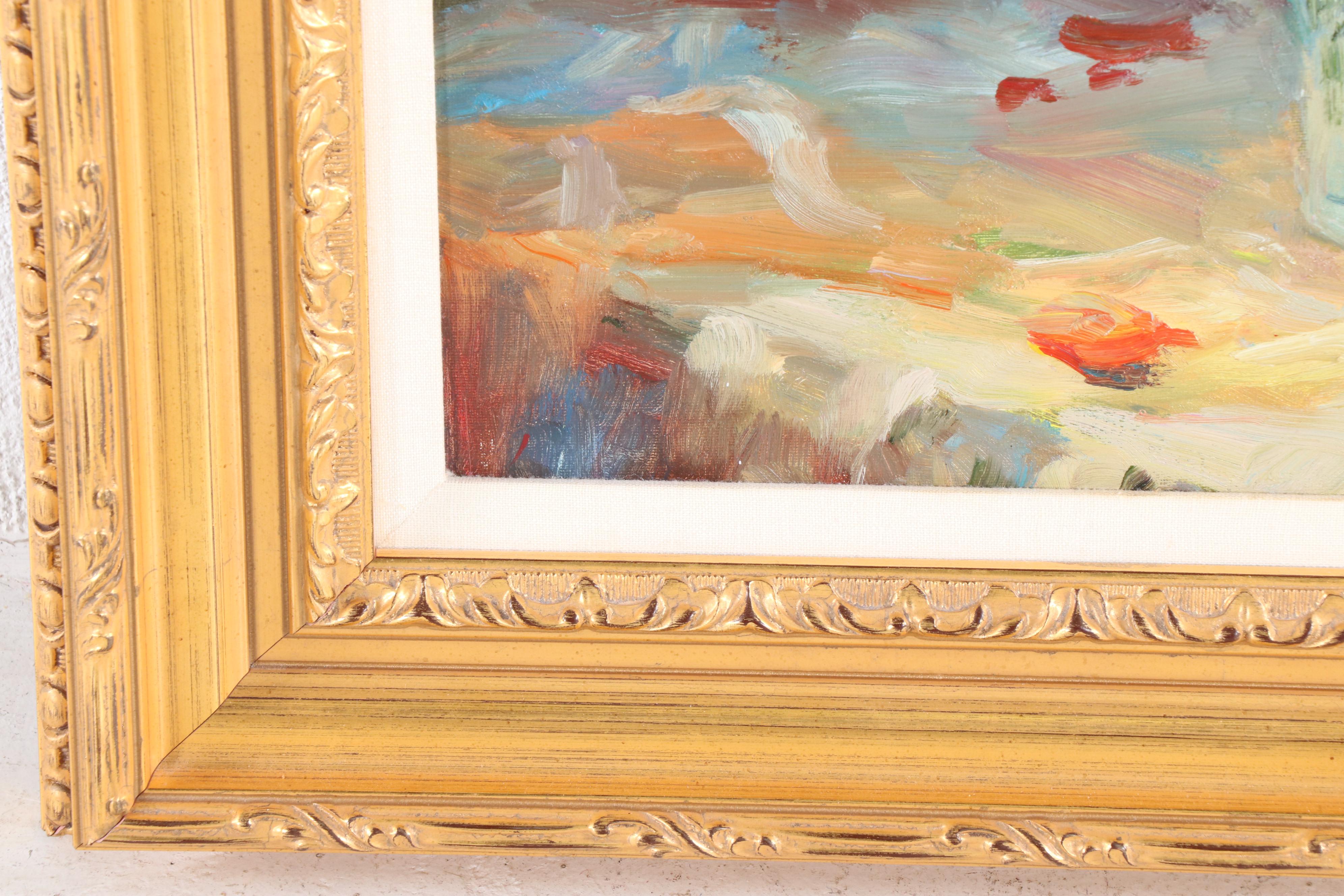 N. Lilian Floral Still Life Oil Painting